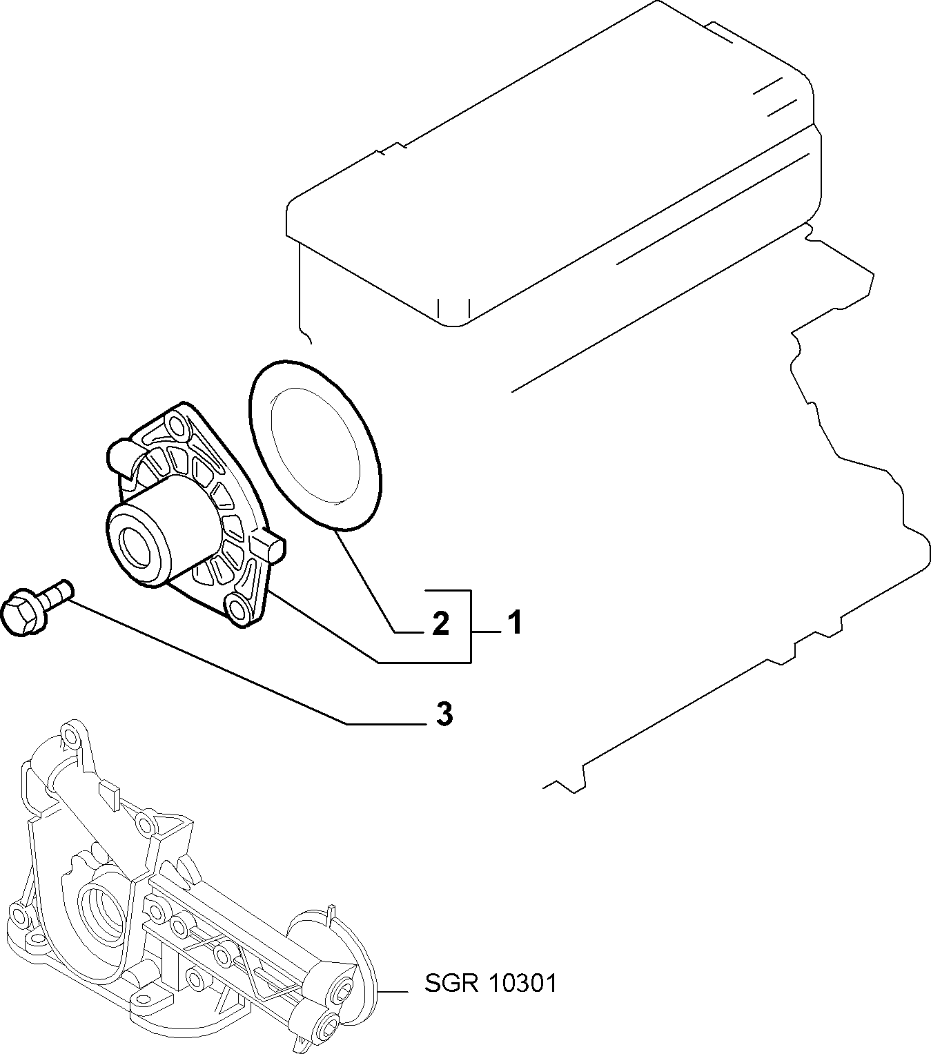 Jeep 55209993 - Водяной насос parts5.com