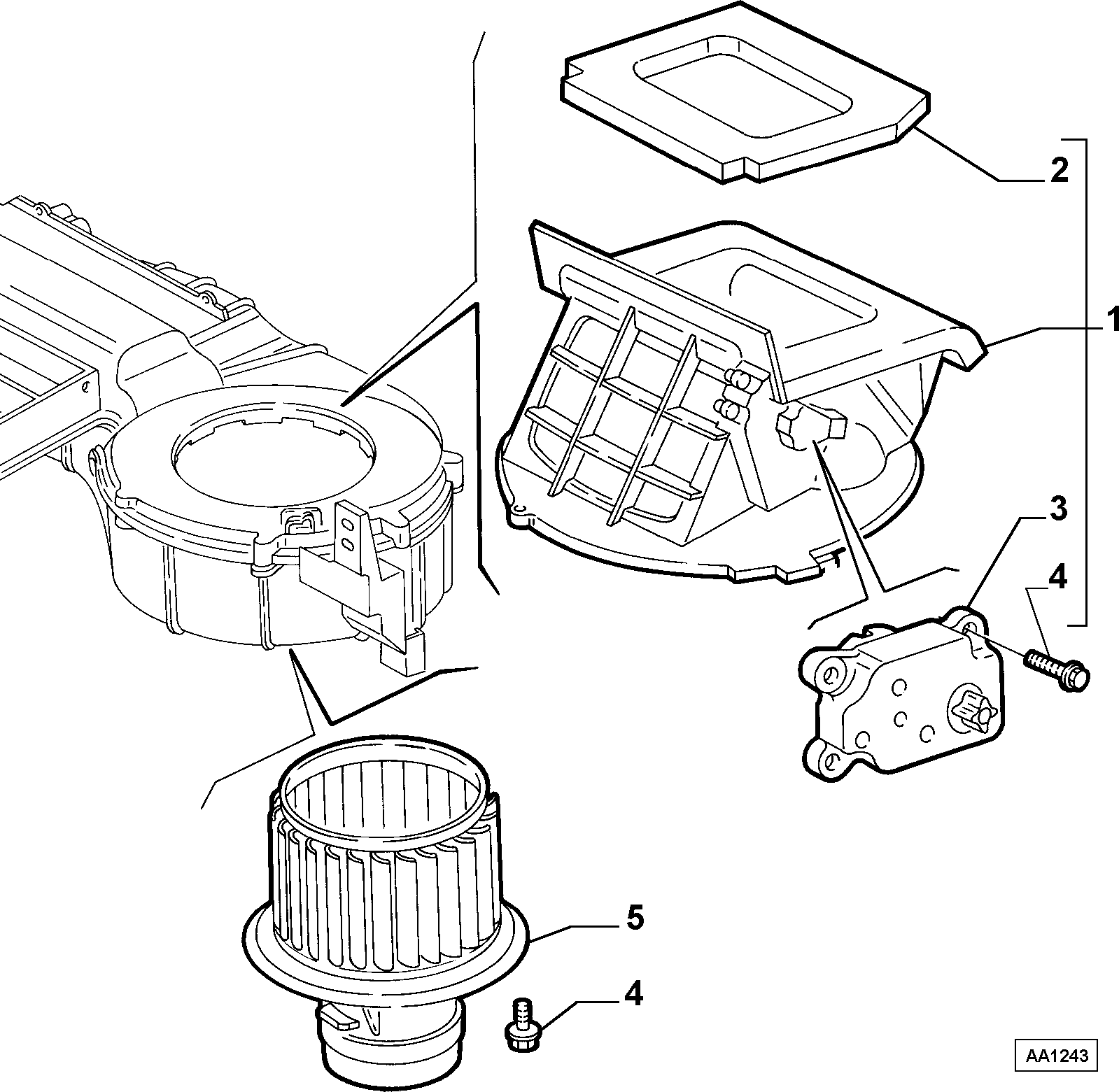 FIAT 77364449 - Вентилятор салона parts5.com