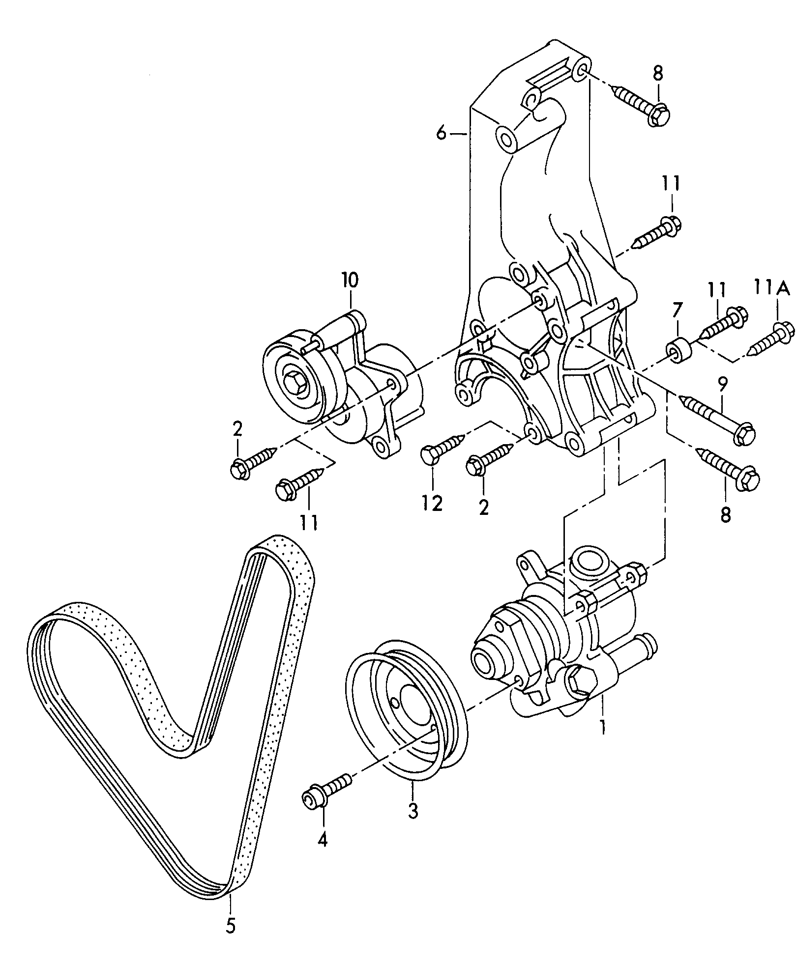 VW 032 145 933 T - Поликлиновой ремень parts5.com