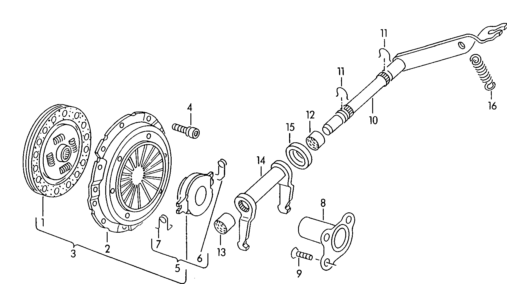 VAG 030141025R - Нажимной диск сцепления parts5.com