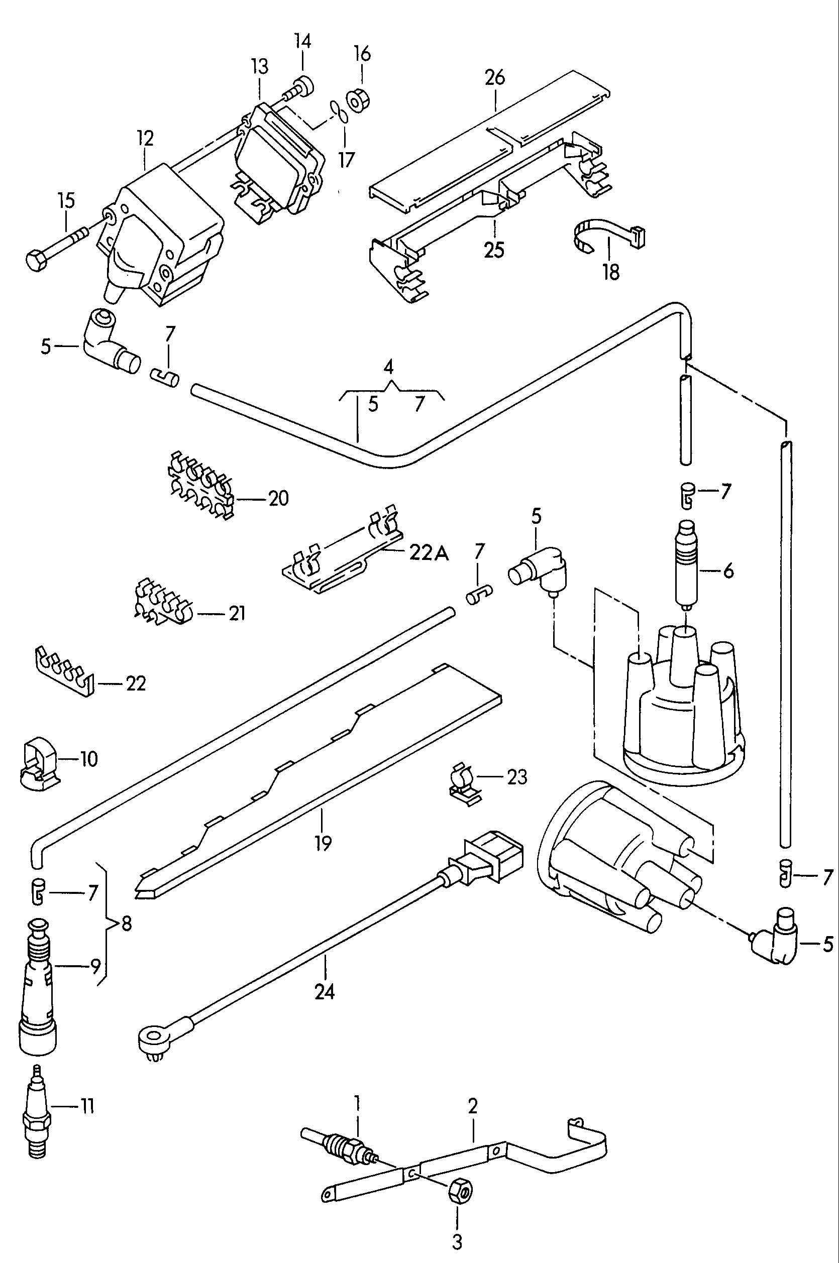 VAG 101 000 036 AA - Bujía de encendido parts5.com