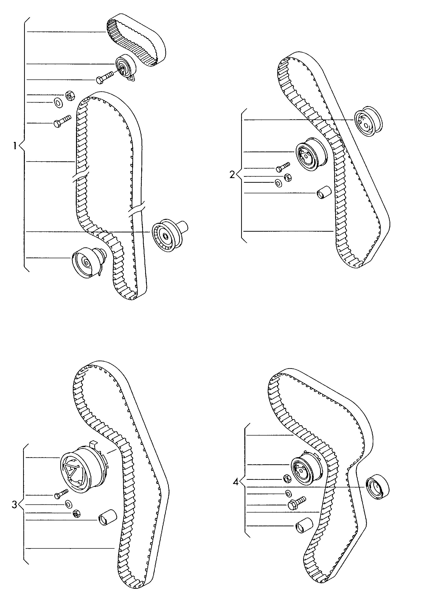 VW 036 198 119 E - Комплект ремня ГРМ parts5.com