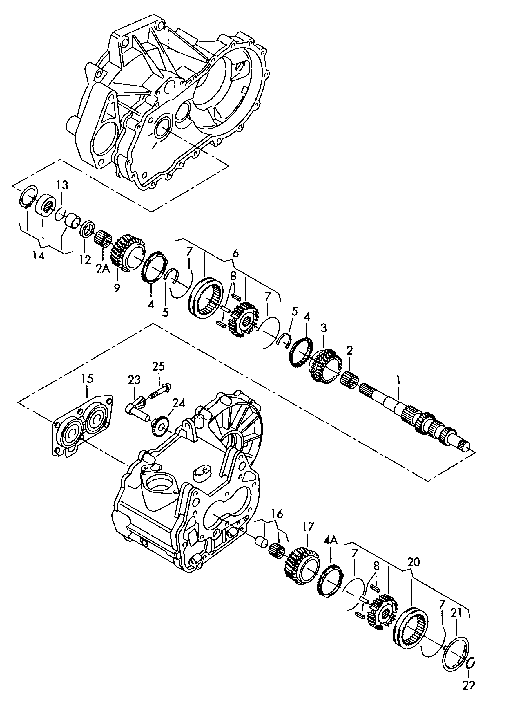 VAG 02T 311 375 K - Подшипник, ступенчатая коробка передач parts5.com