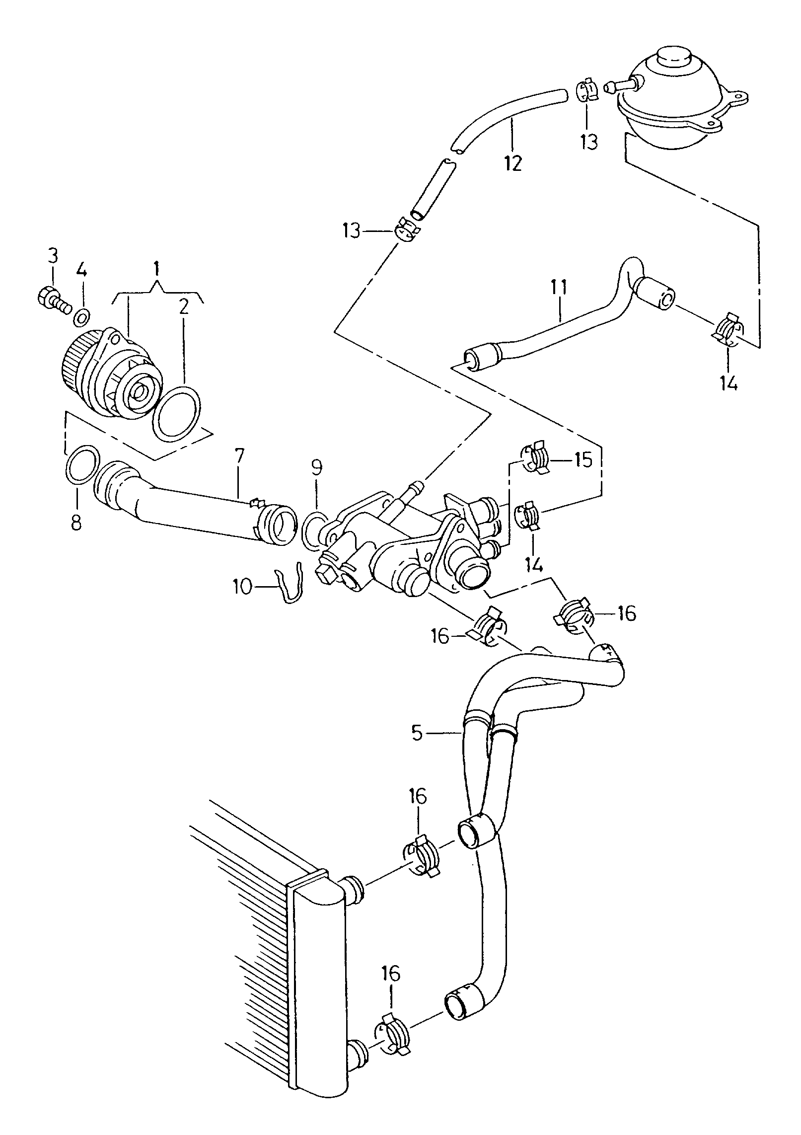 VAG 030121008K - Водяной насос parts5.com