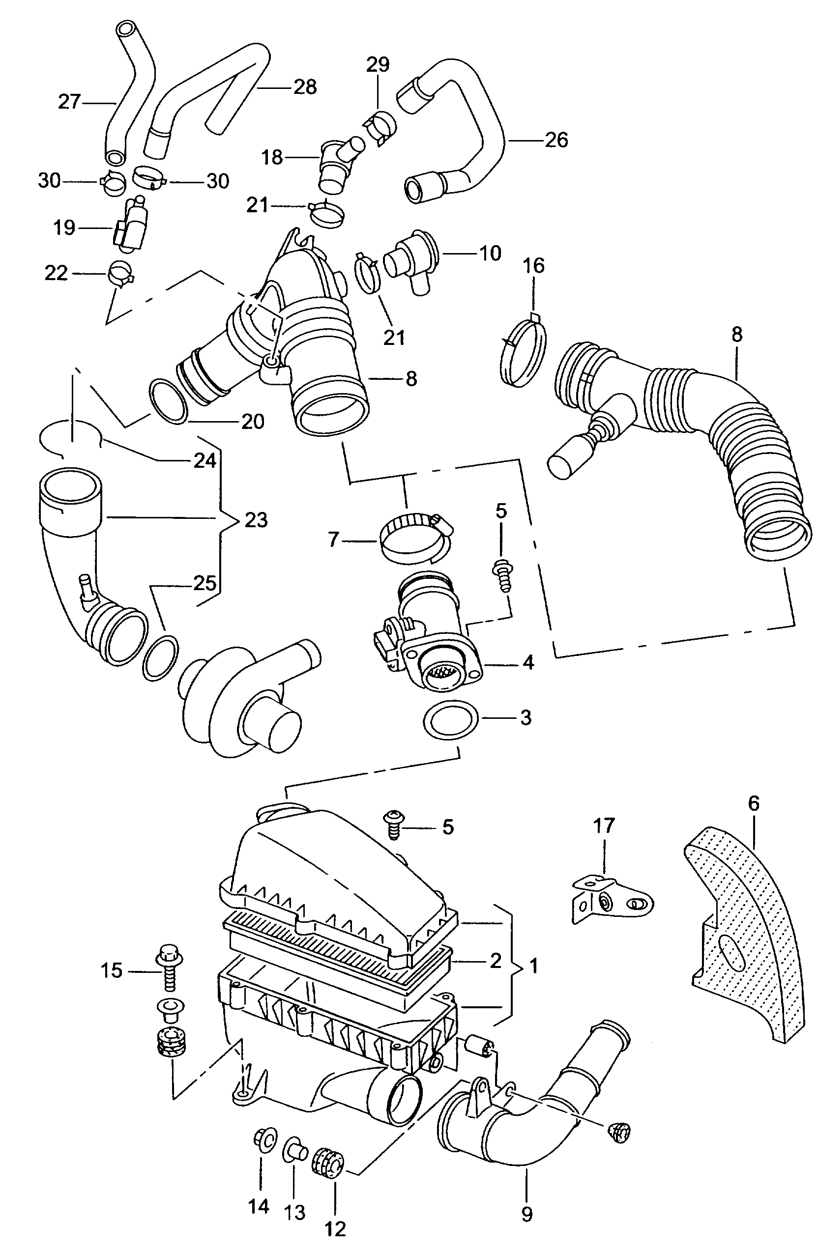 VAG 06A906461D - Датчик потока, массы воздуха parts5.com