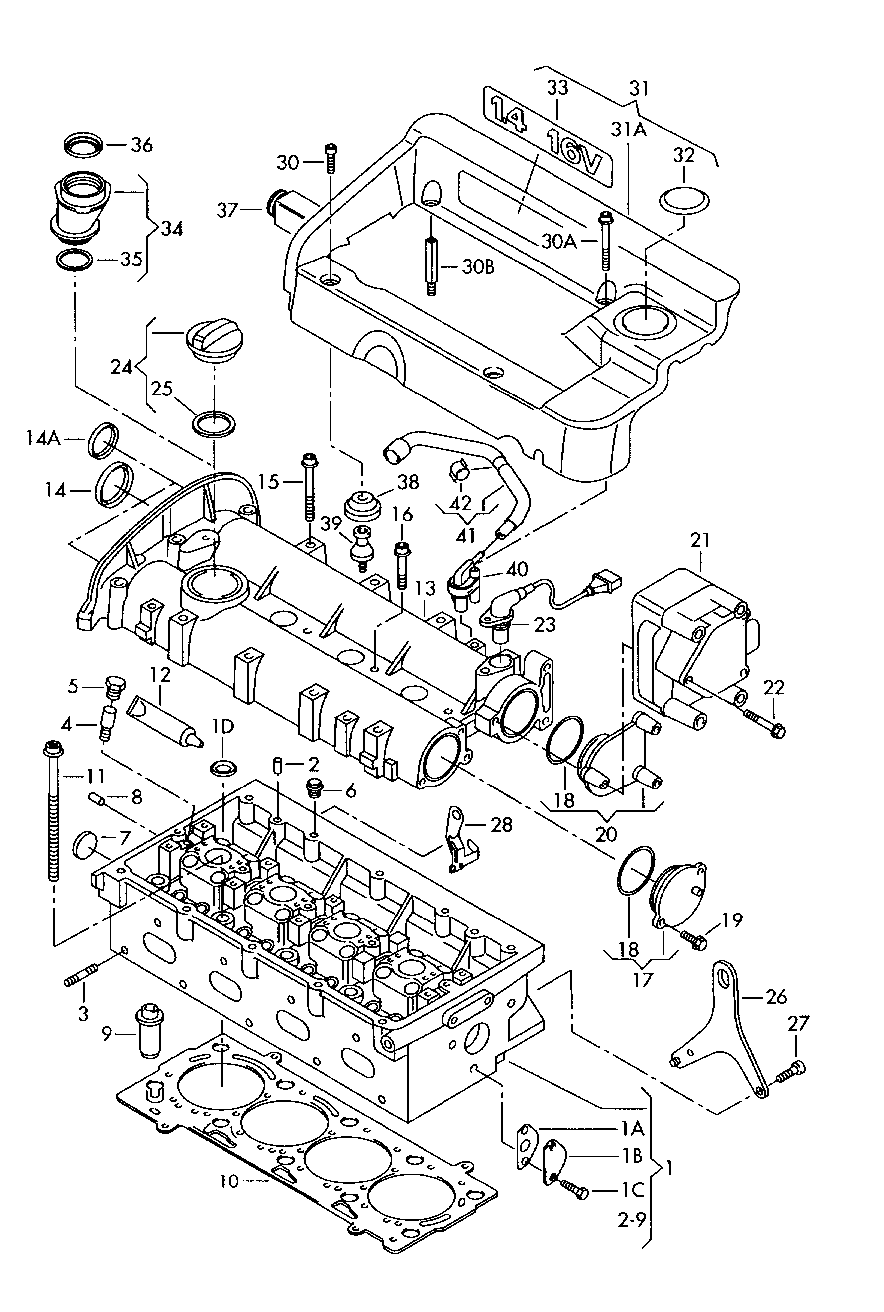 CUPRA 036 103 085 A - Уплотняющее кольцо, распредвал parts5.com