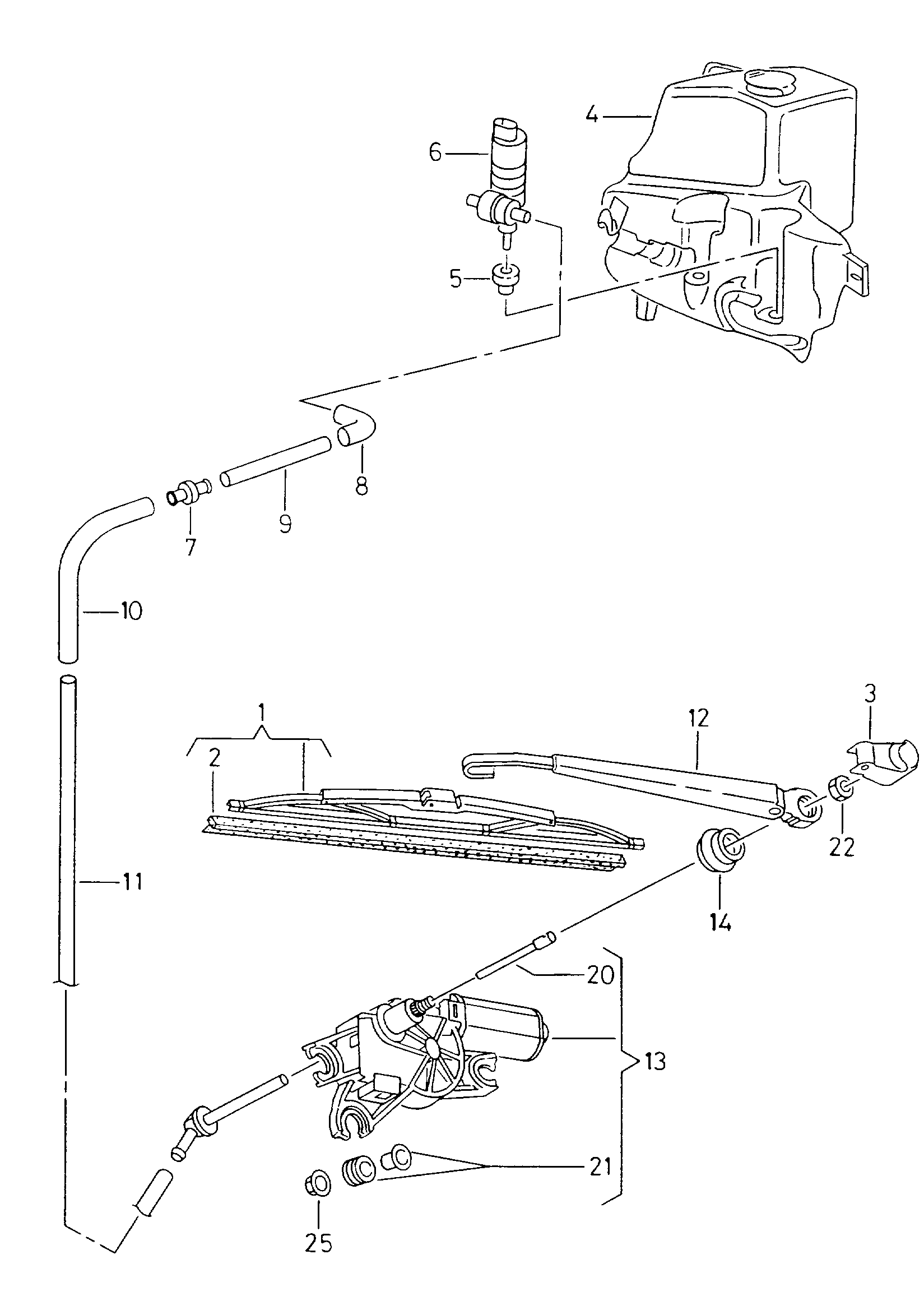 VAG 1J6955425C - Wiper Blade parts5.com