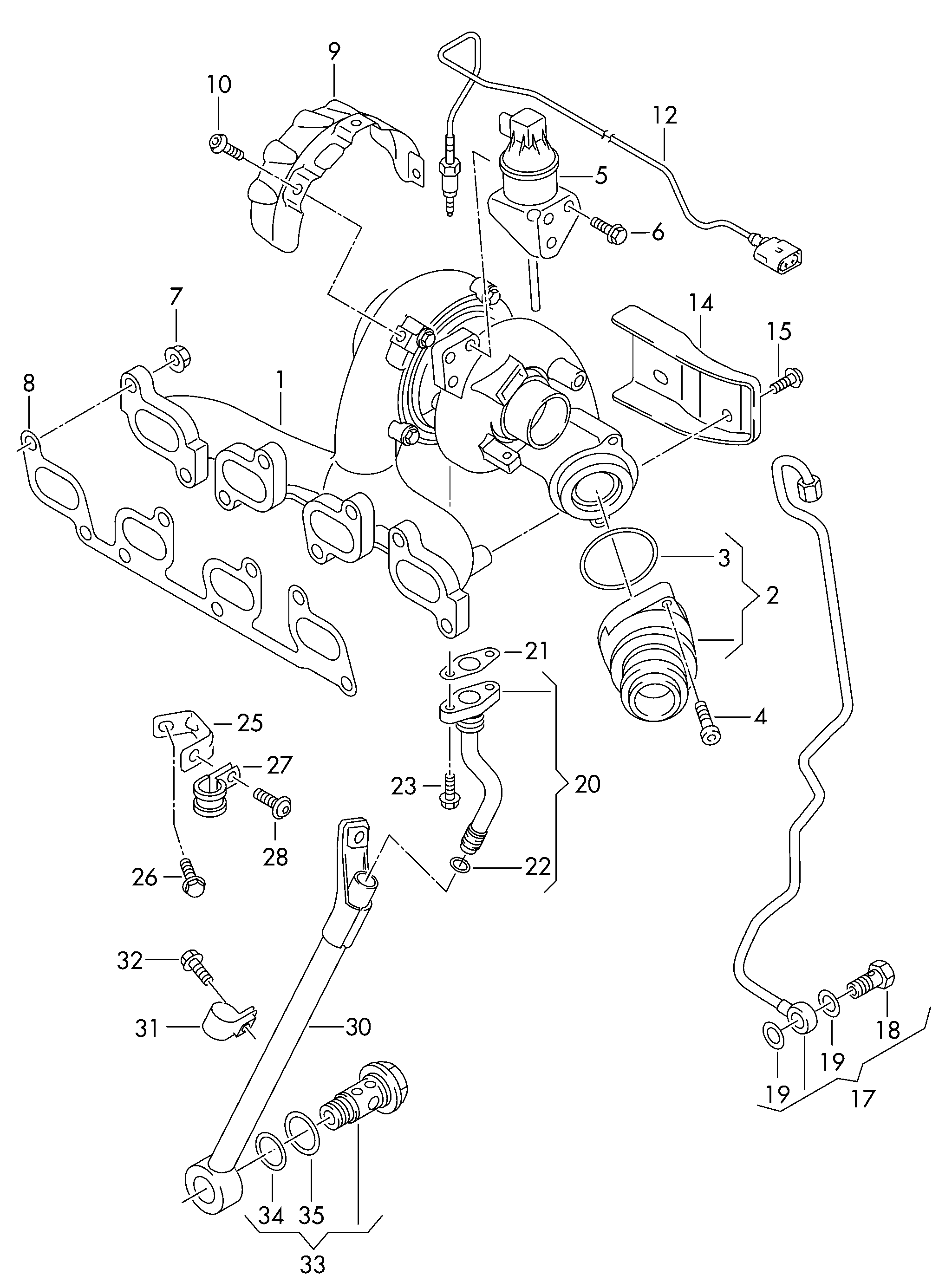 VAG N 909 788 01 - Комплект прокладок, AGR-система parts5.com