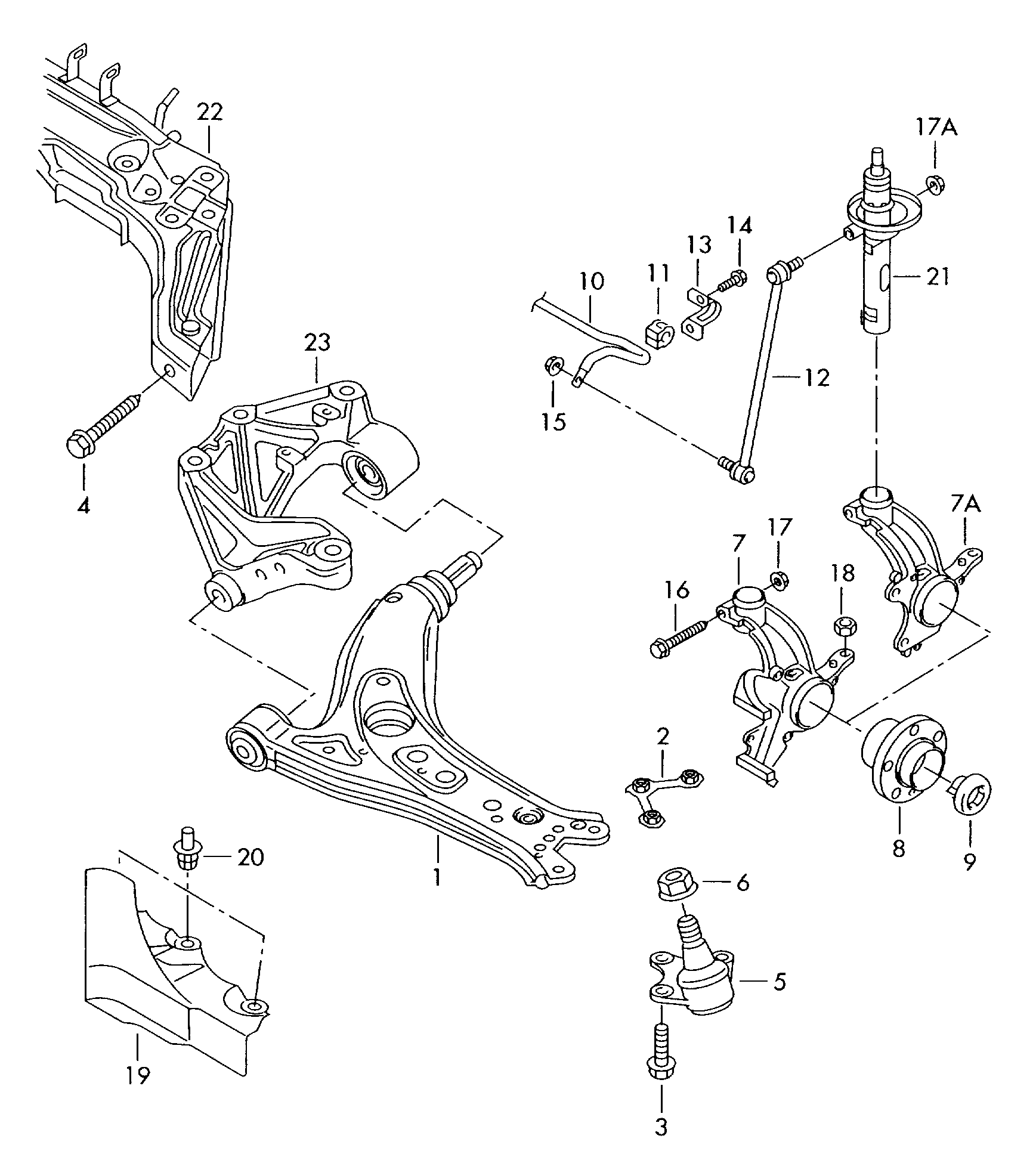 AUDI 6Q0 411 314 L - Втулка, стабилизатор parts5.com