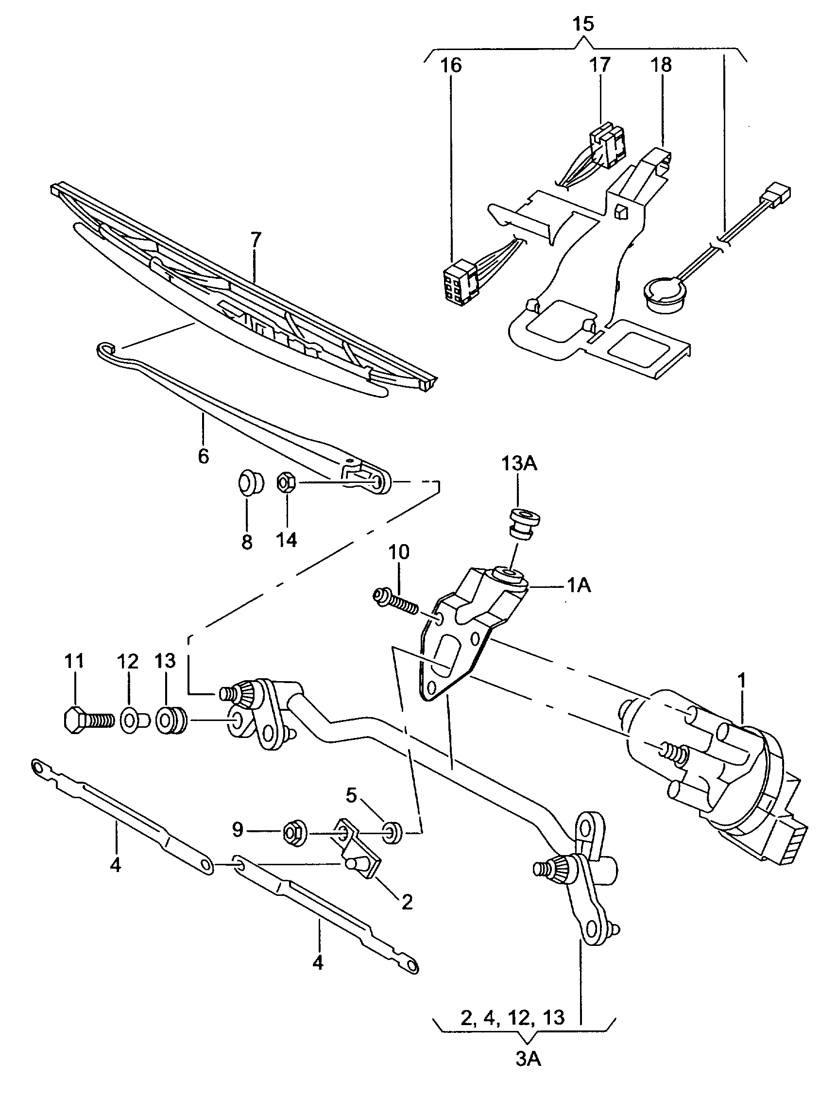 VAG 6L1955425C - Wiper Blade parts5.com