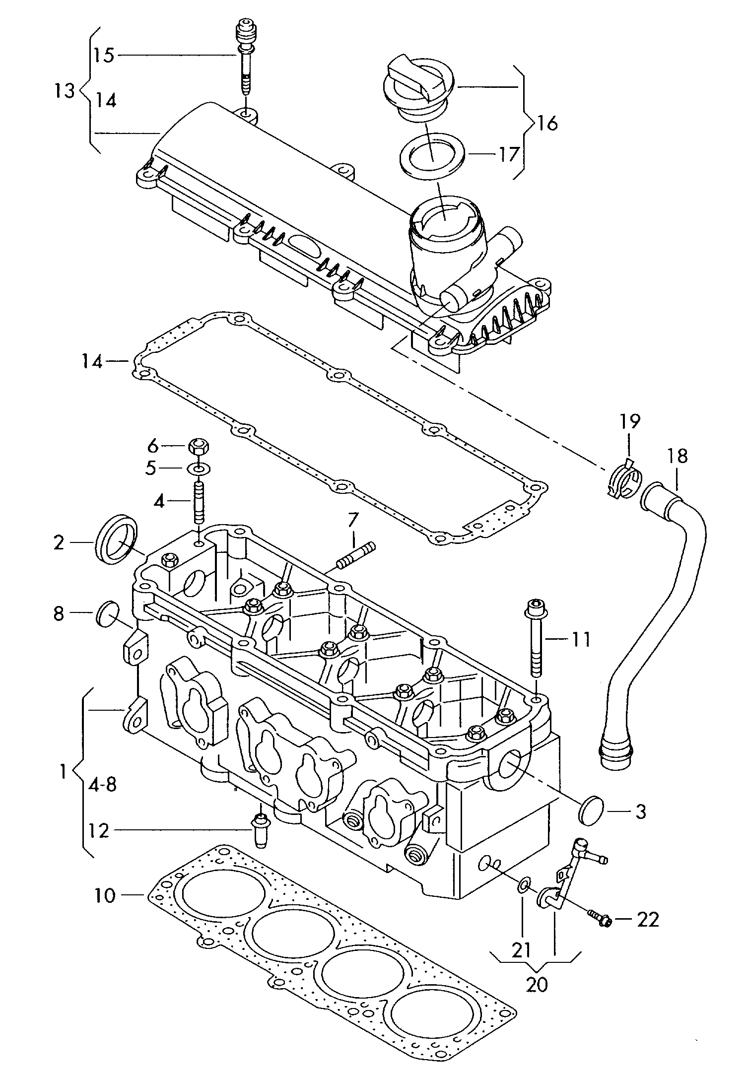 VAG 06B103383AG - Прокладка, головка цилиндра parts5.com