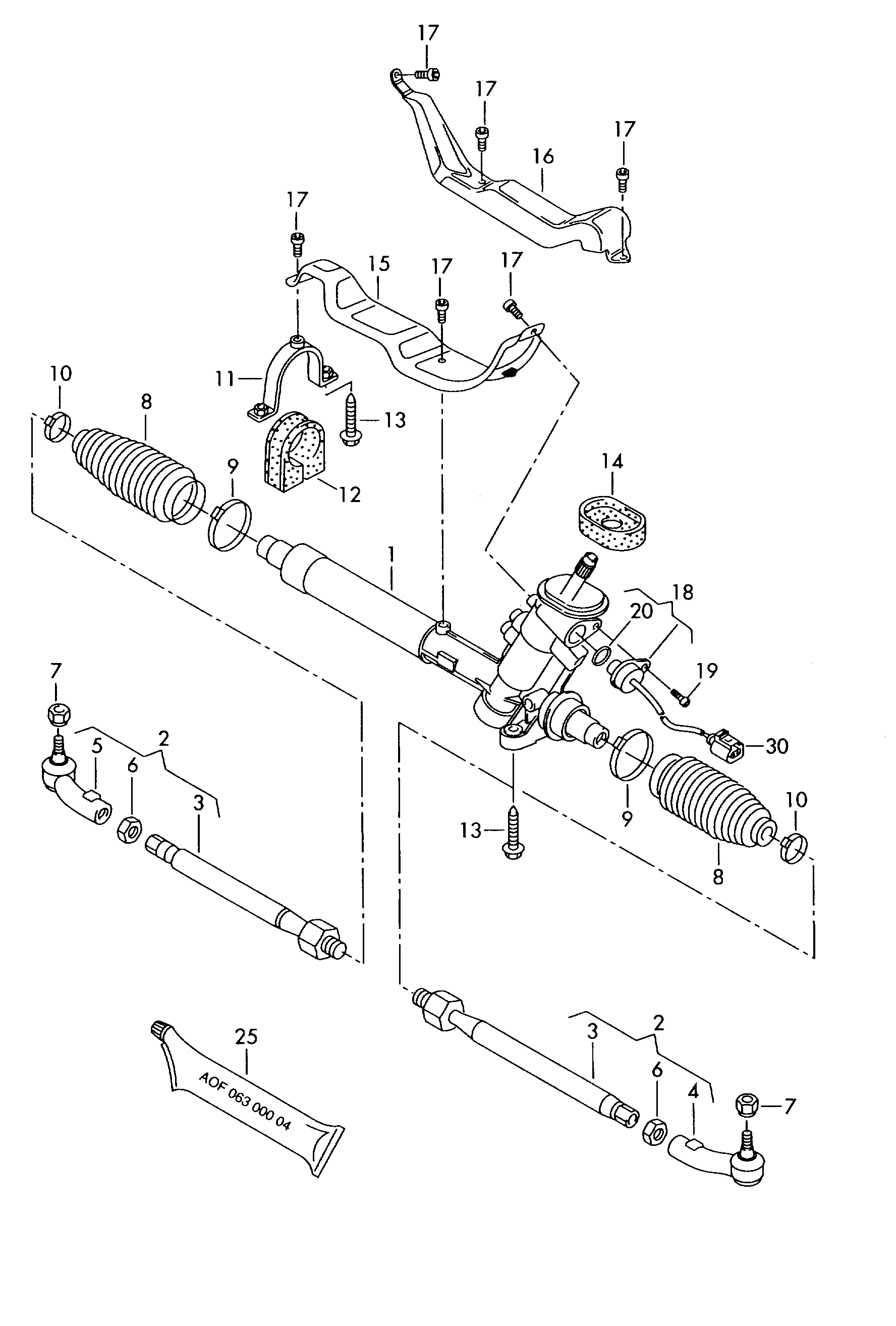 Seat 6Q0423810C - Поперечная рулевая тяга parts5.com