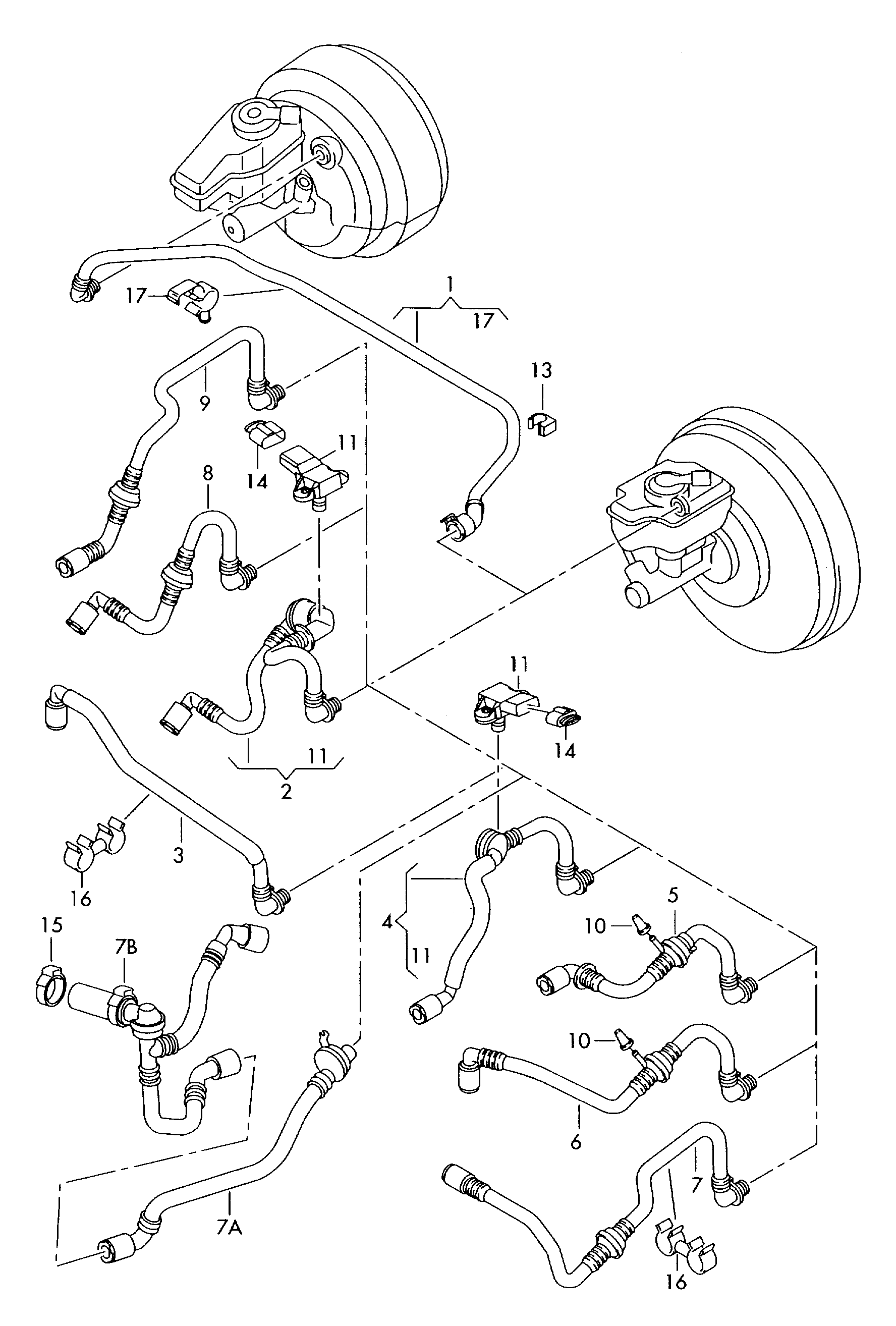 VAG 1K0 612 041 BT - Датчик, давление наддува parts5.com