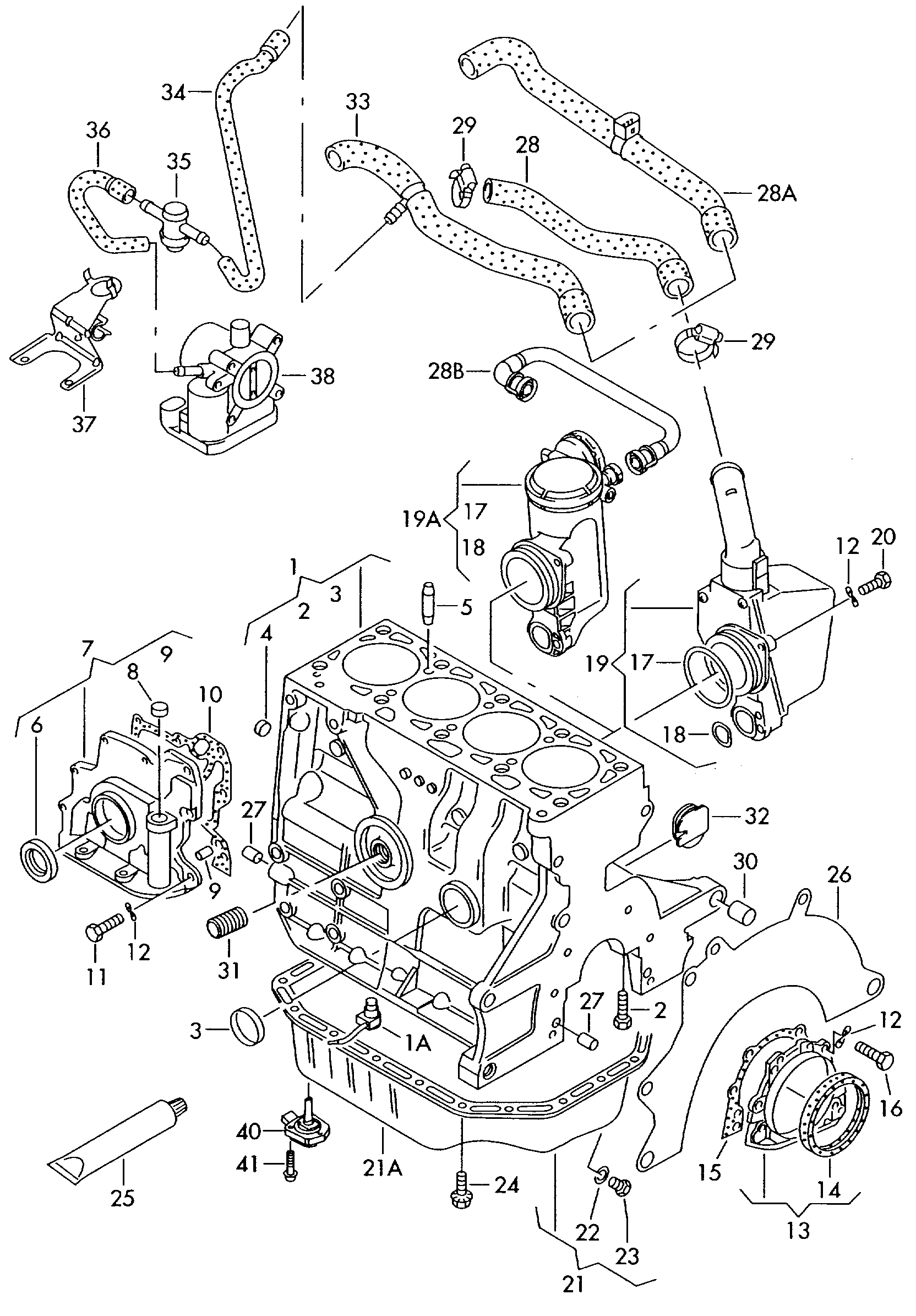 Skoda 030103601QA - Масляный поддон parts5.com