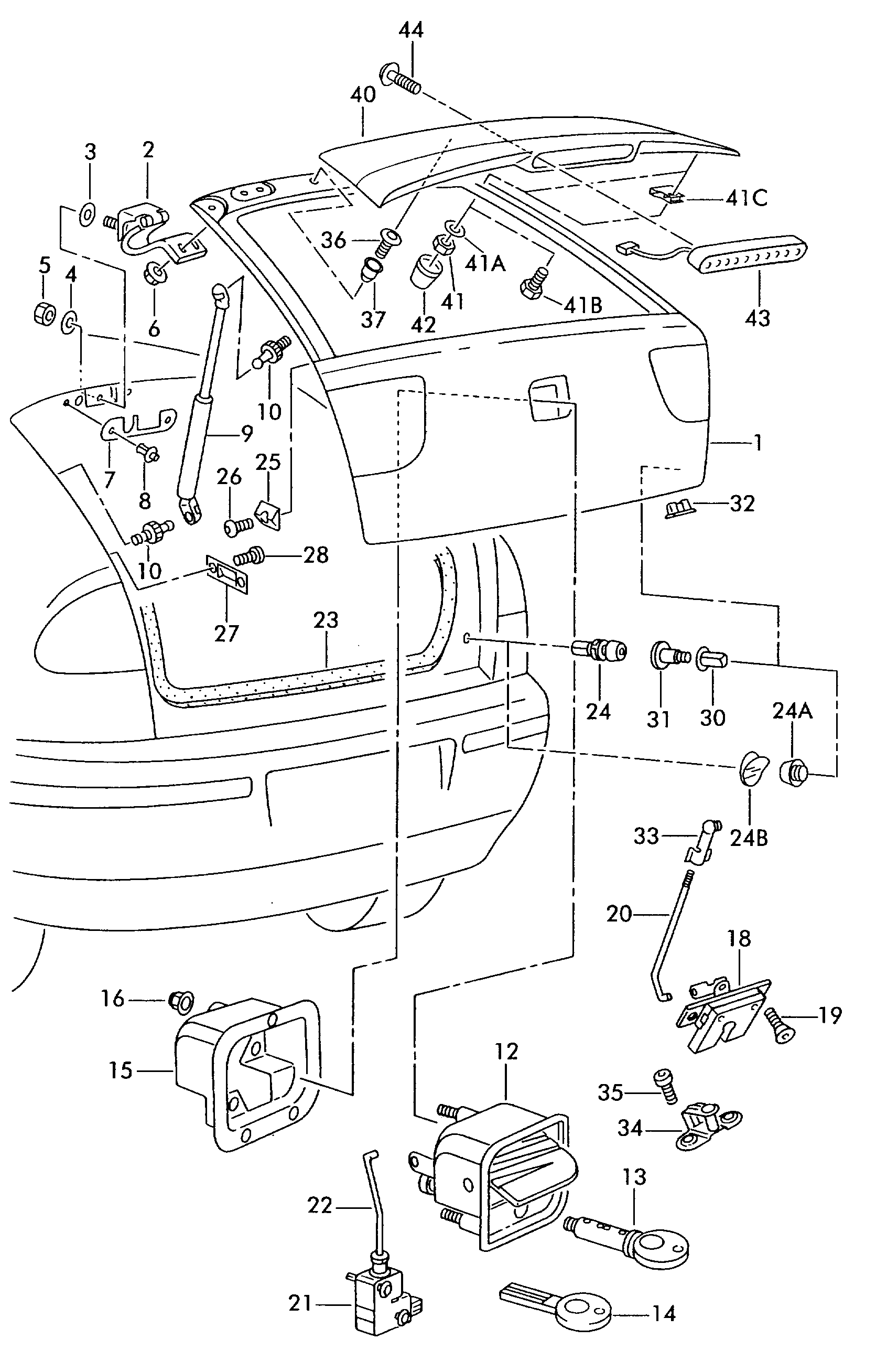 VW 1L0853934 - Зажим, молдинг / защитная накладка parts5.com