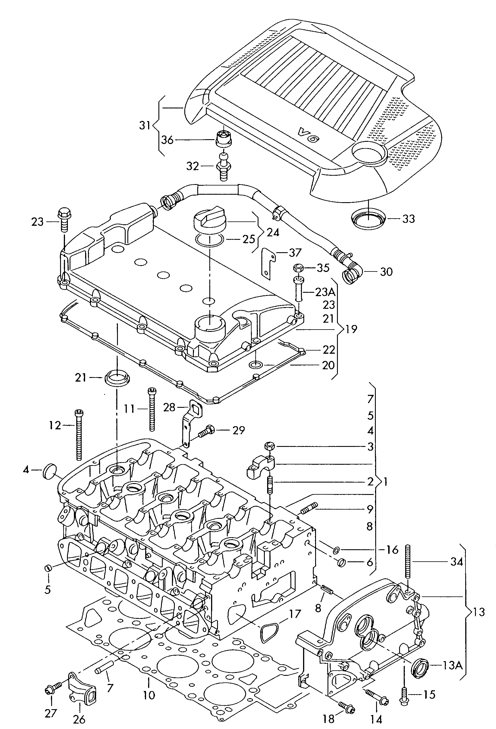 Seat 066103483F - Прокладка, крышка головки цилиндра parts5.com