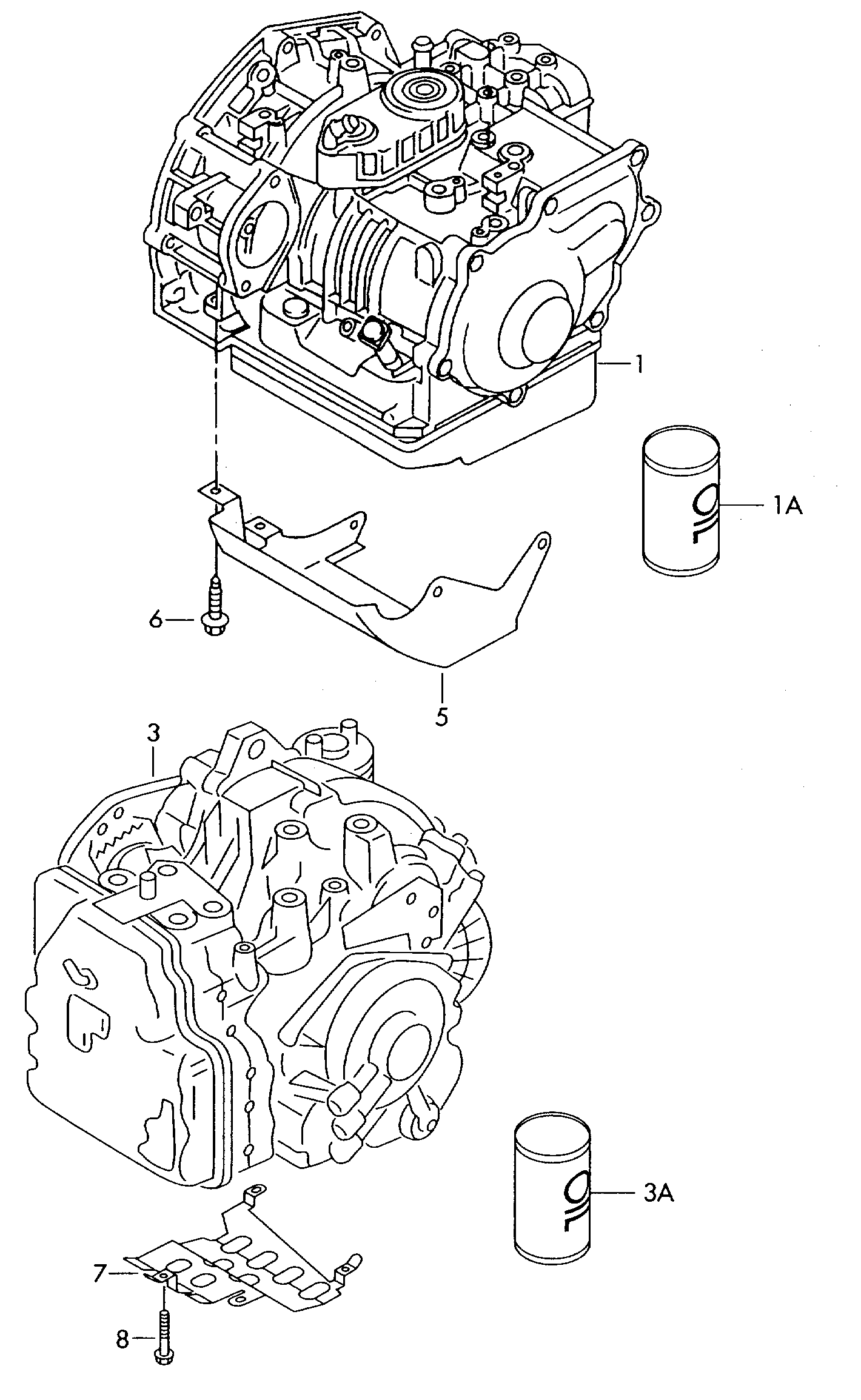 AUDI G  052162A6 - atf (automatic transm. fluid) parts5.com