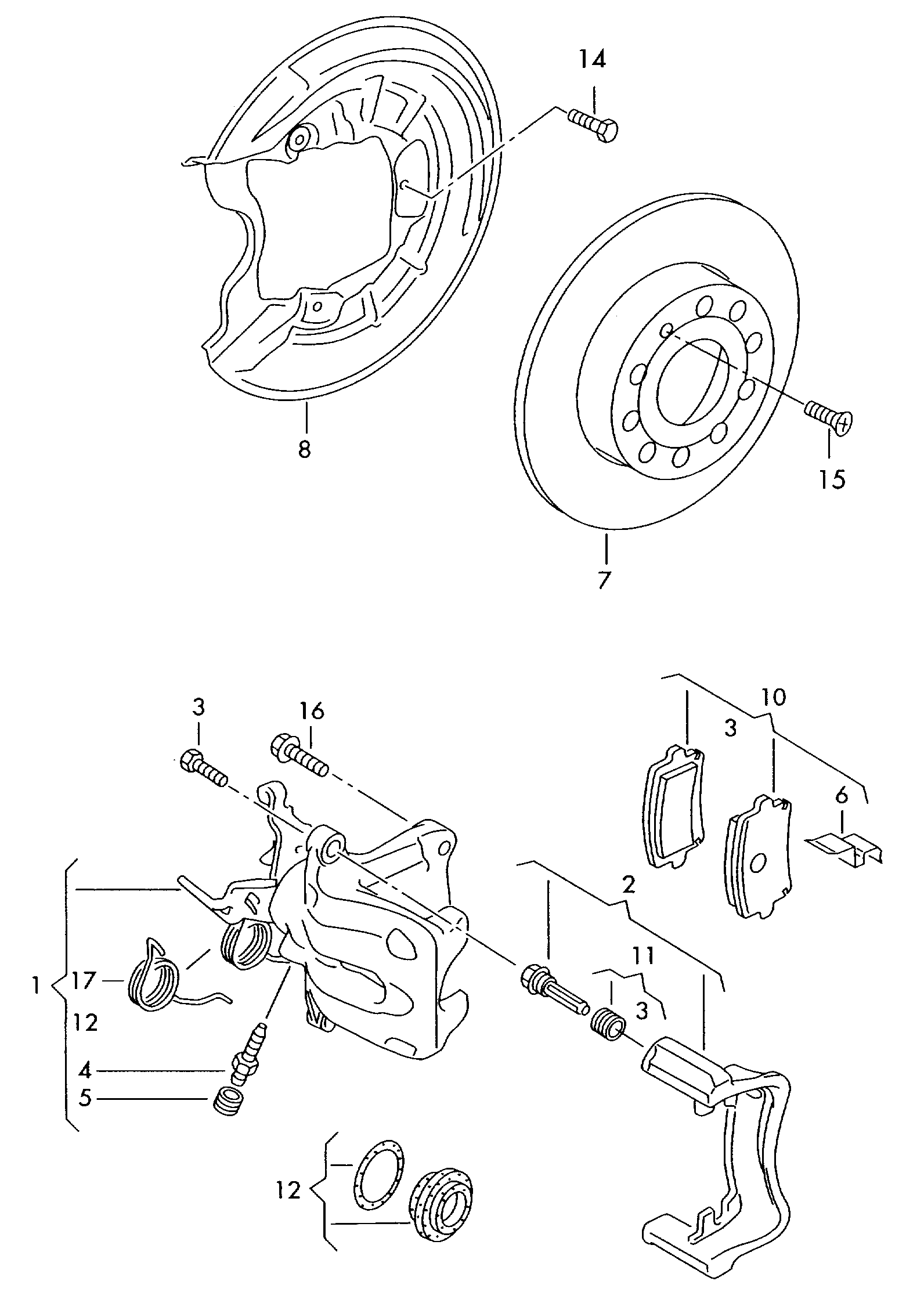 Seat 1K0 615 601 M - Тормозной диск parts5.com