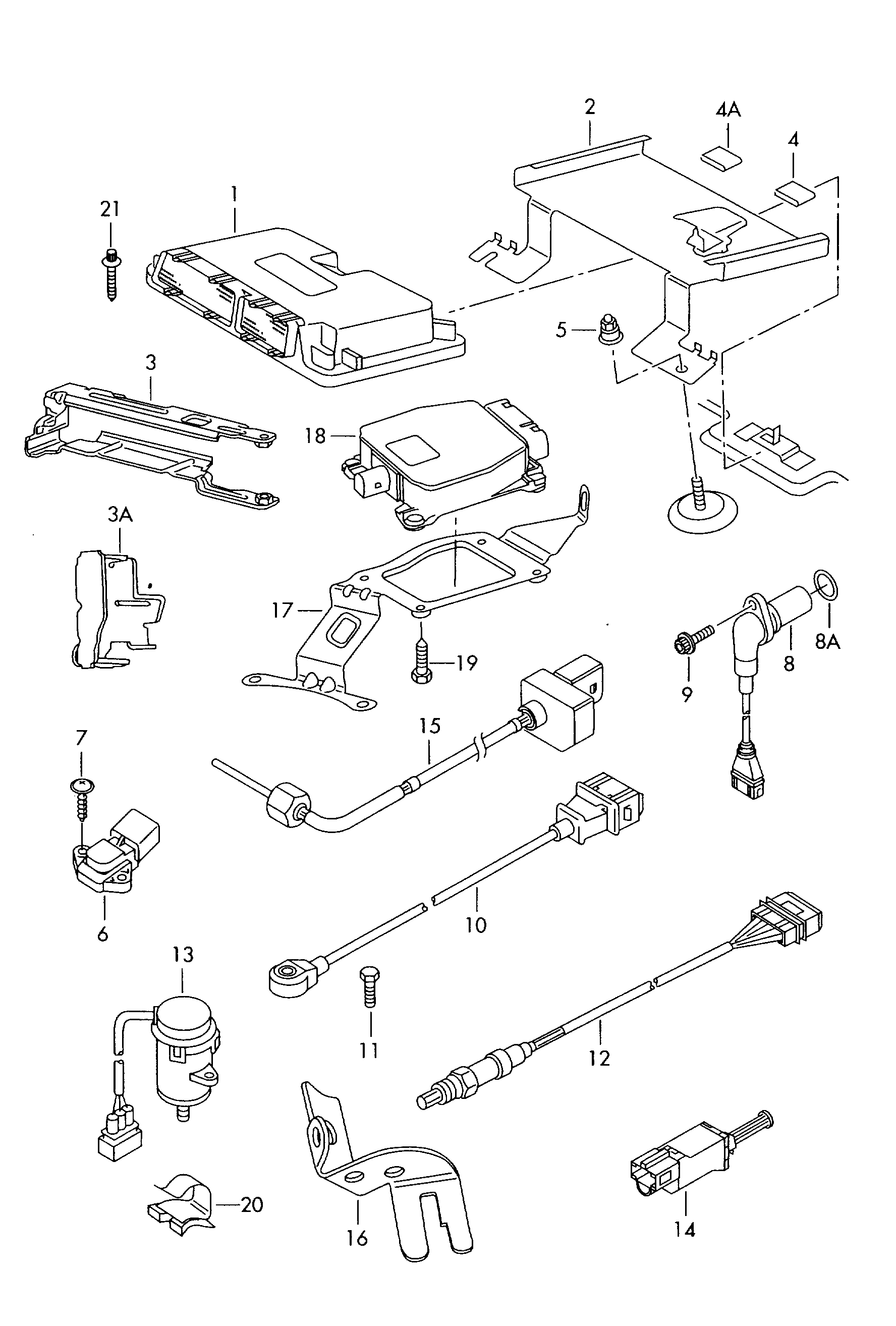 Skoda 038957147G - Датчик, положение распределительного вала parts5.com