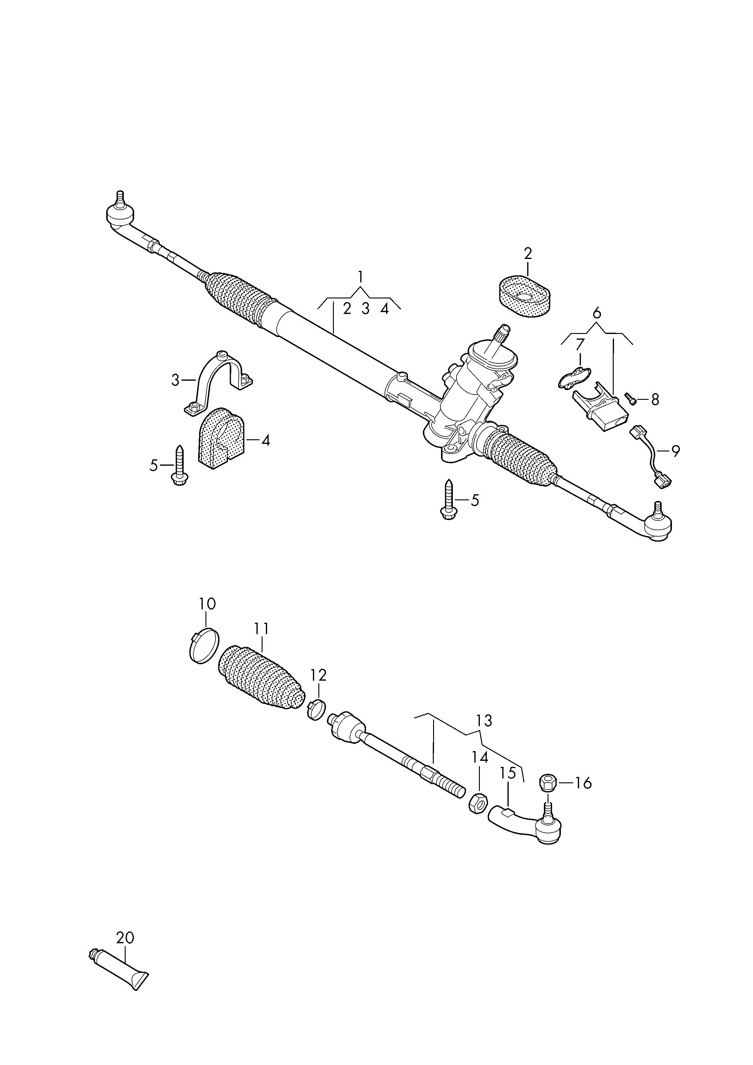 AUDI 6R0 423 811 - Наконечник рулевой тяги, шарнир parts5.com