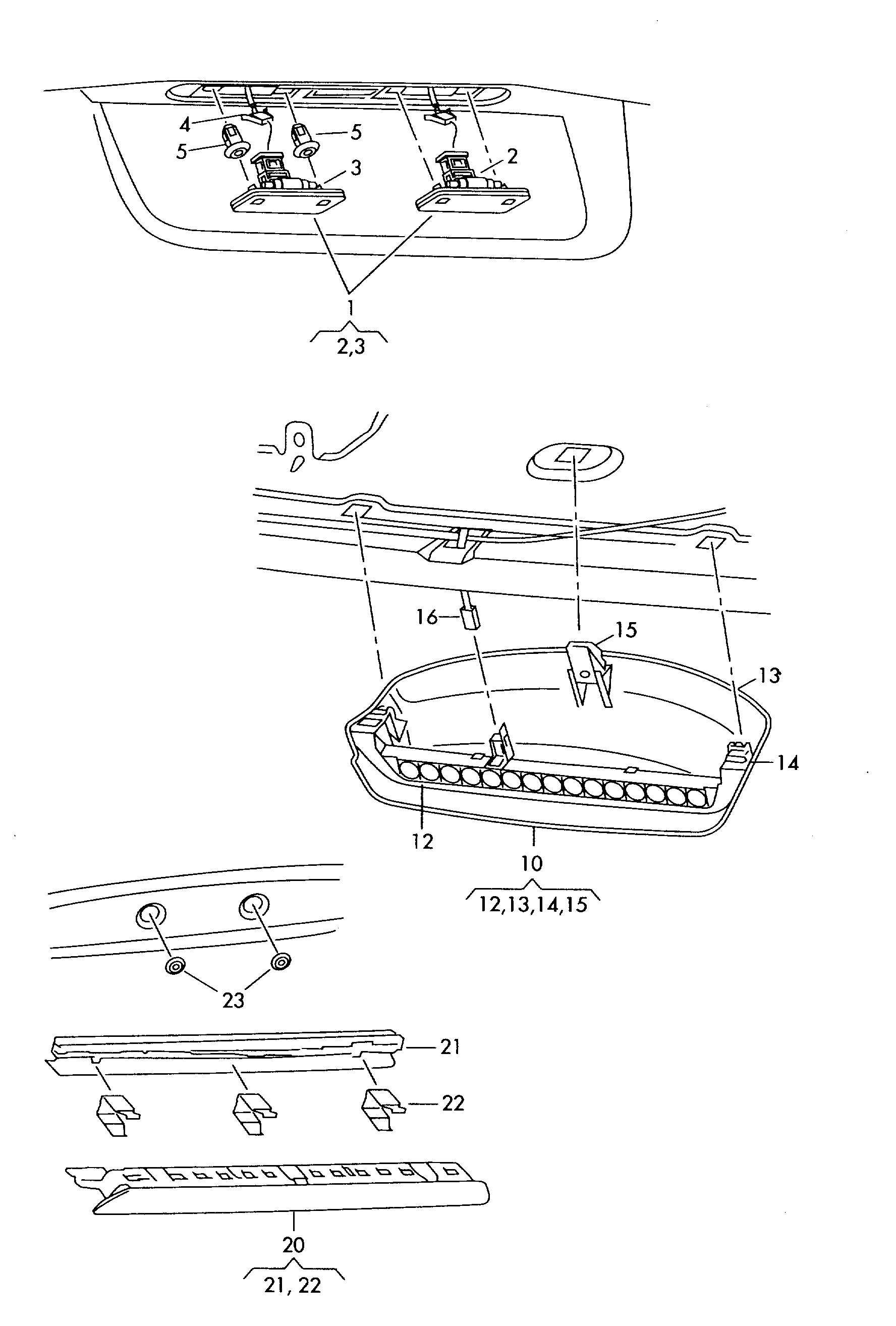 VW 8T0943021 - Фонарь освещения номерного знака parts5.com