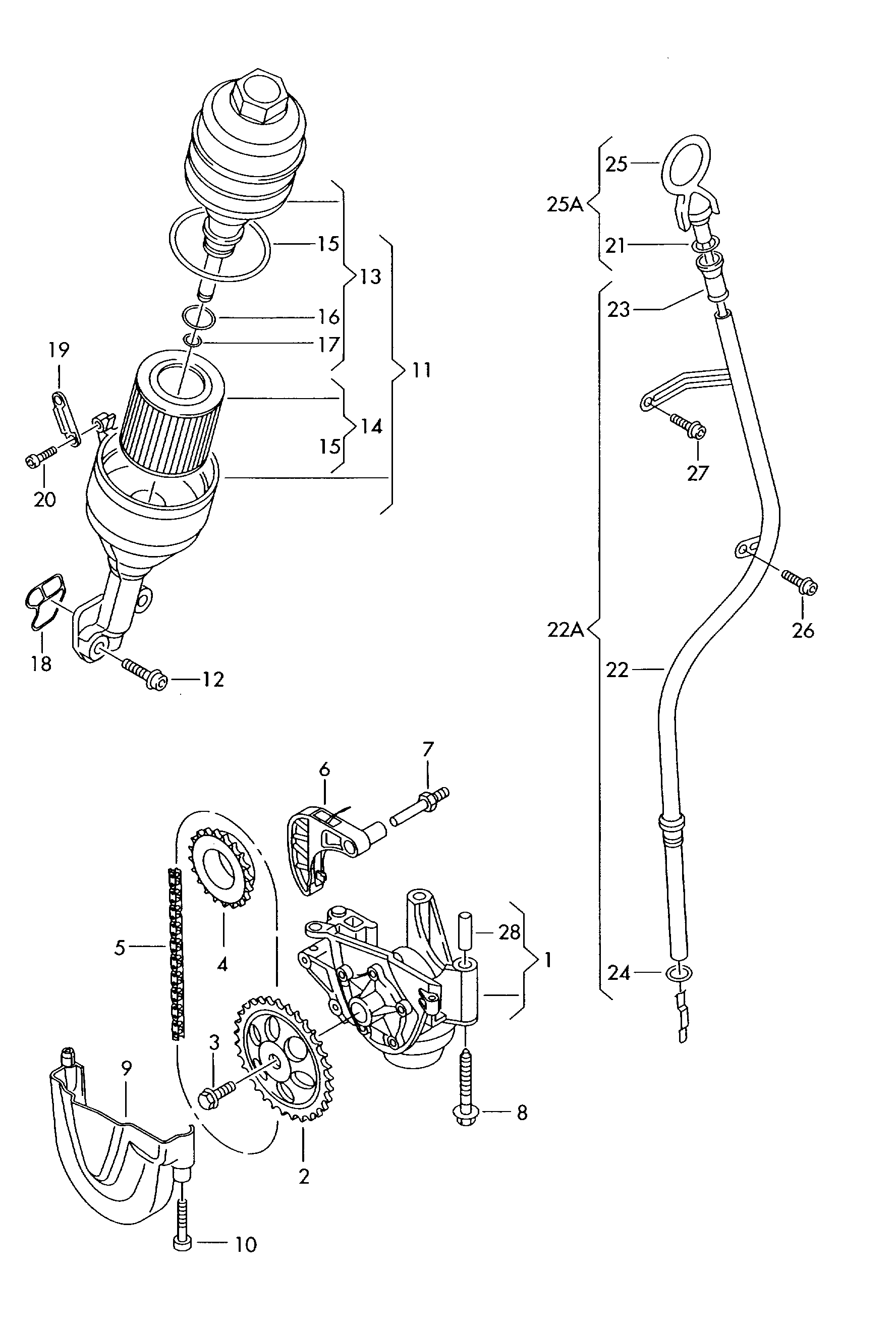 VW 03D115403D - Масляный фильтр parts5.com