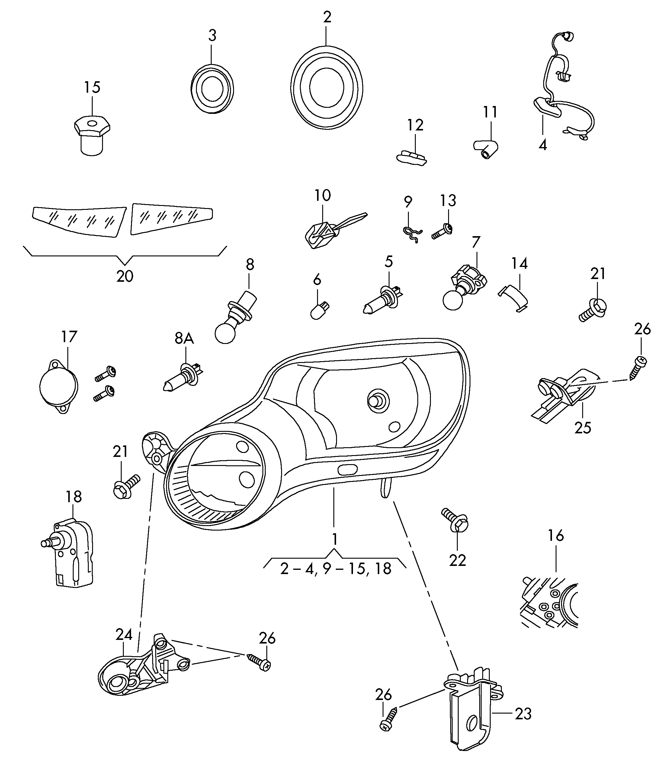 Seat N   103 201 01 - Bulb, headlight parts5.com