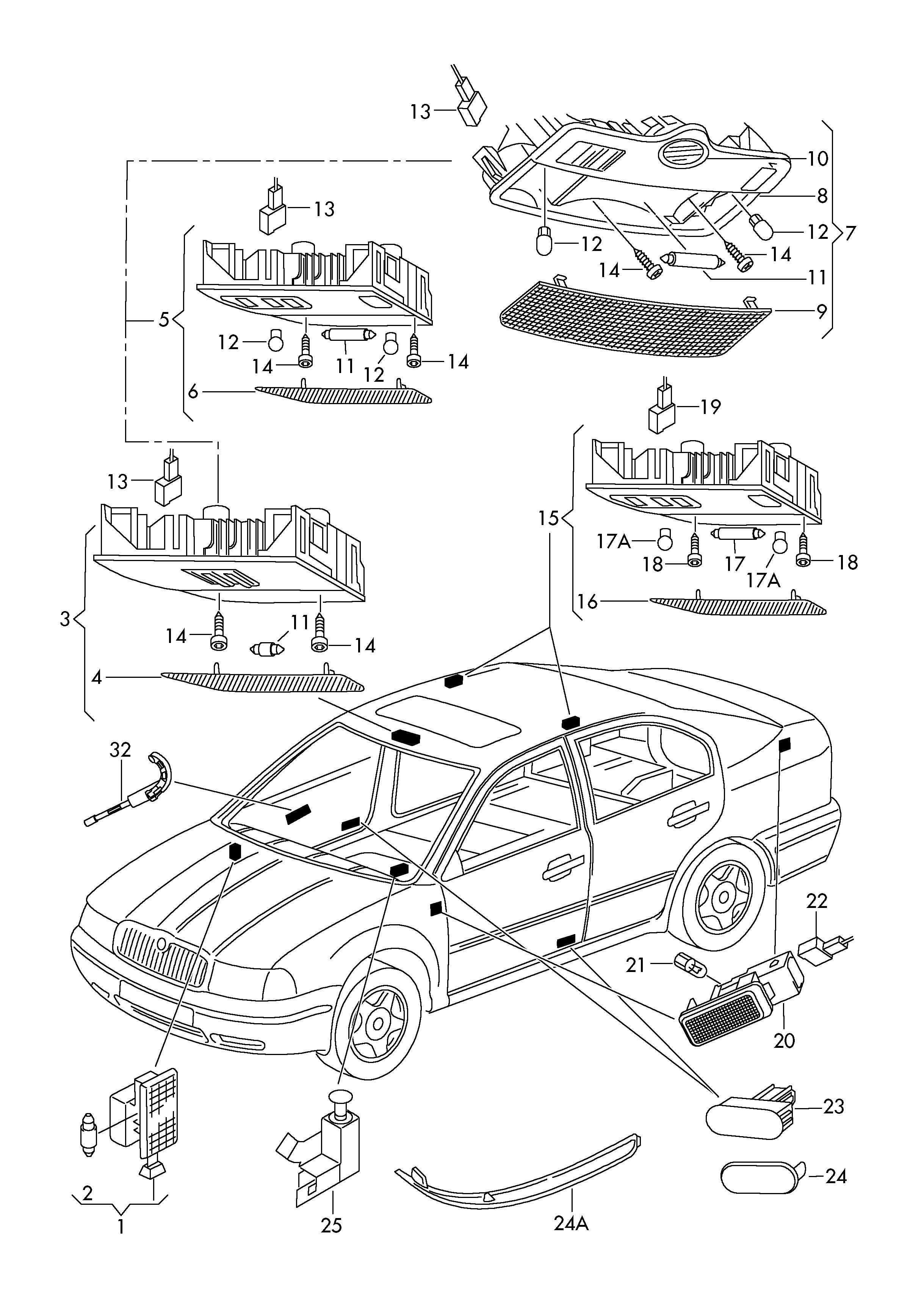 VW N 017 753 5 - Лампа, мигающие / габаритные огни parts5.com