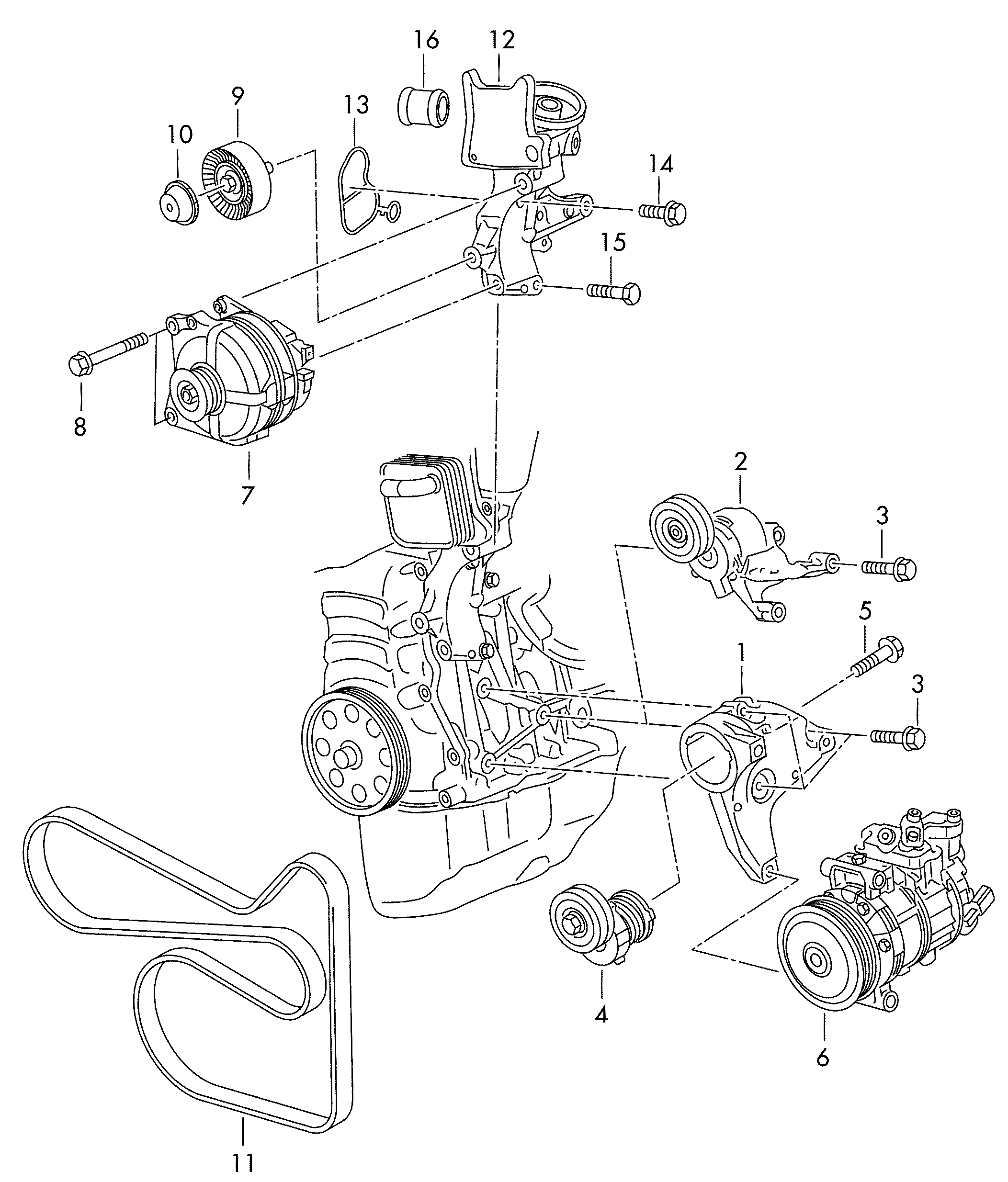 AUDI 04E 145 933 R - Поликлиновой ремень parts5.com