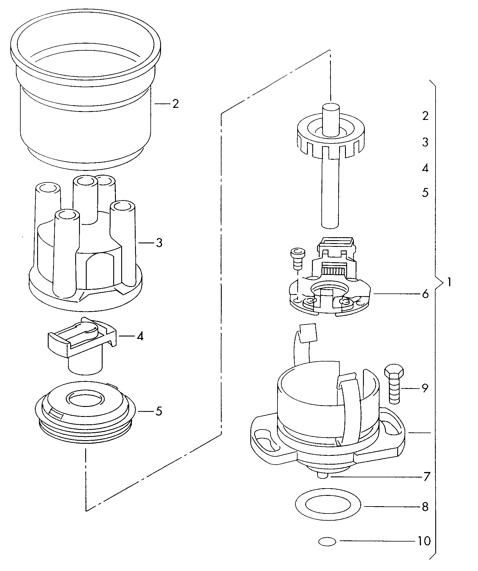 VAG 030 905 241A - Регулятор напряжения, генератор parts5.com