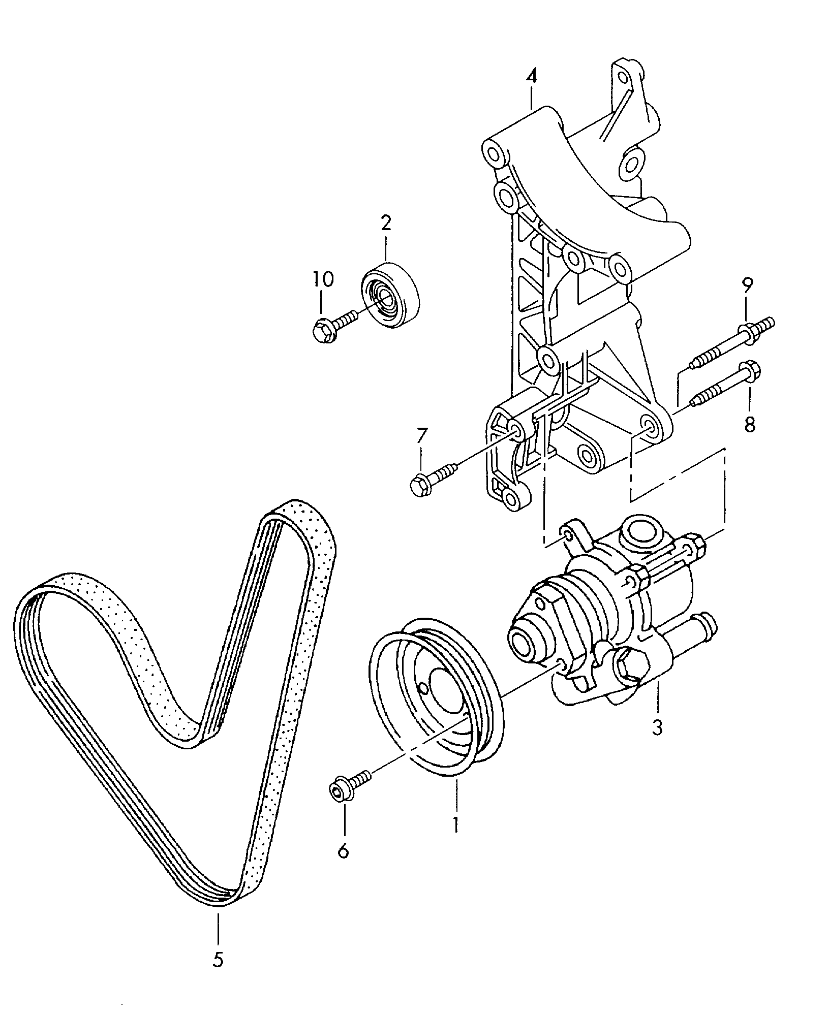 Seat 047 903 137 G - V-Ribbed Belt parts5.com