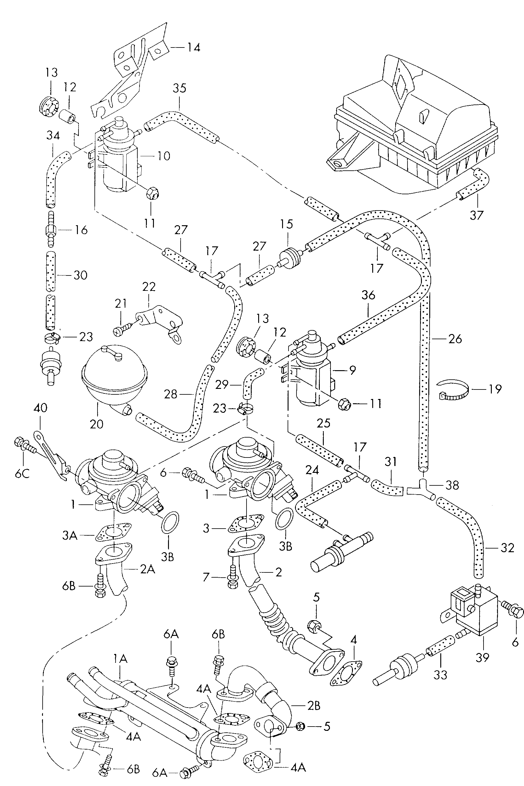 VAG 045131501L - Клапан возврата ОГ parts5.com