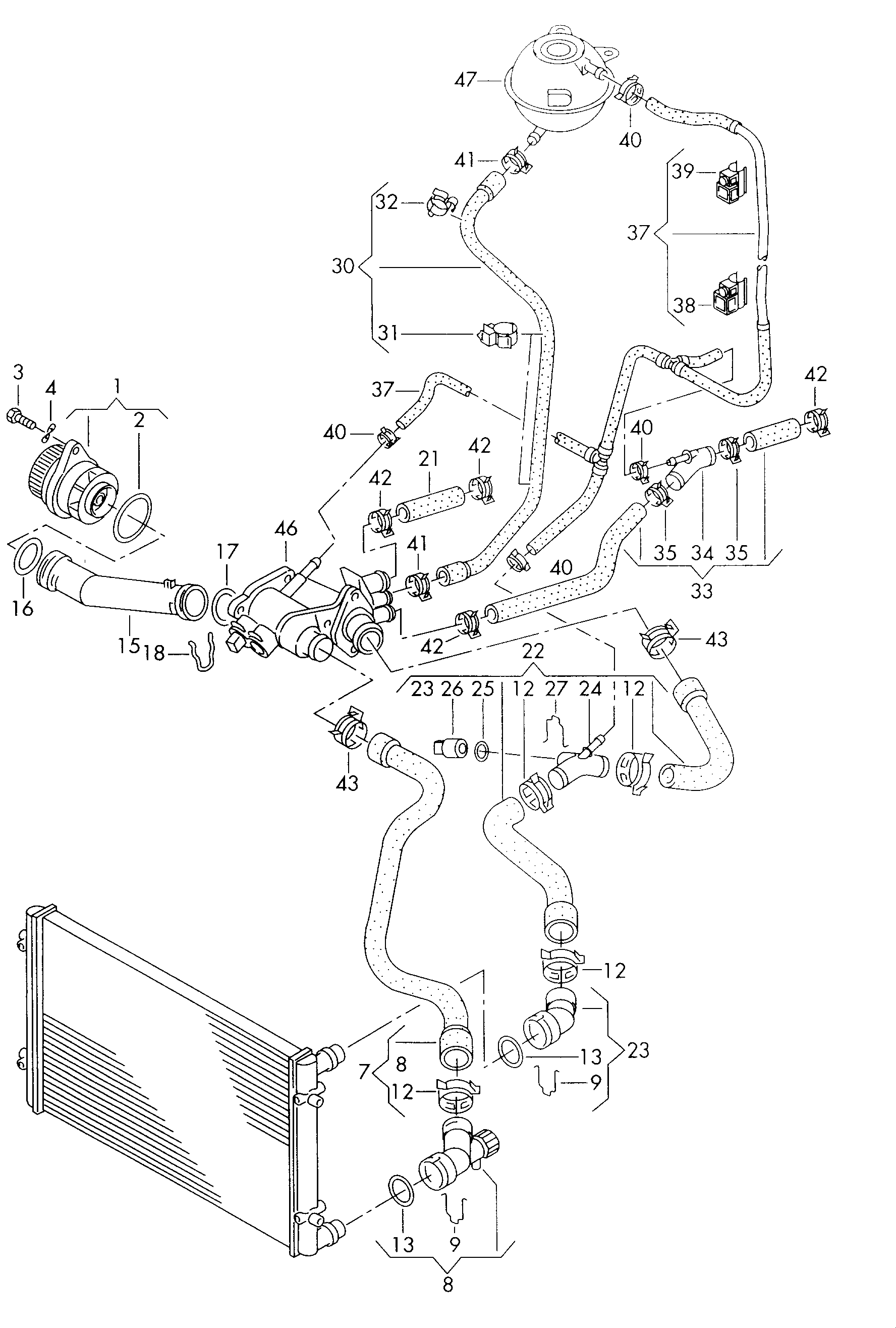 VAG 030121043C - Прокладка, масляный насос parts5.com