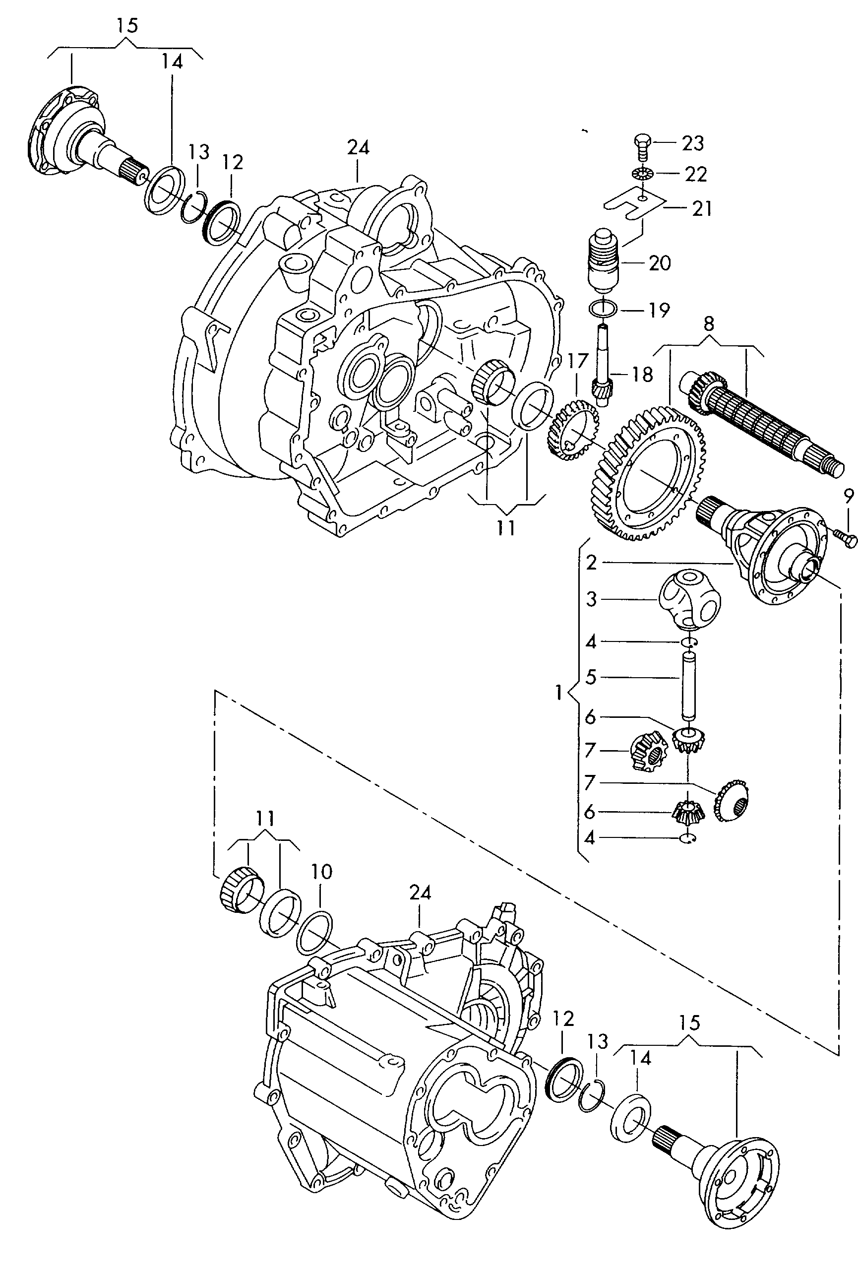 VW N  90809101 - Прокладка, вакуумный соединитель BKV parts5.com