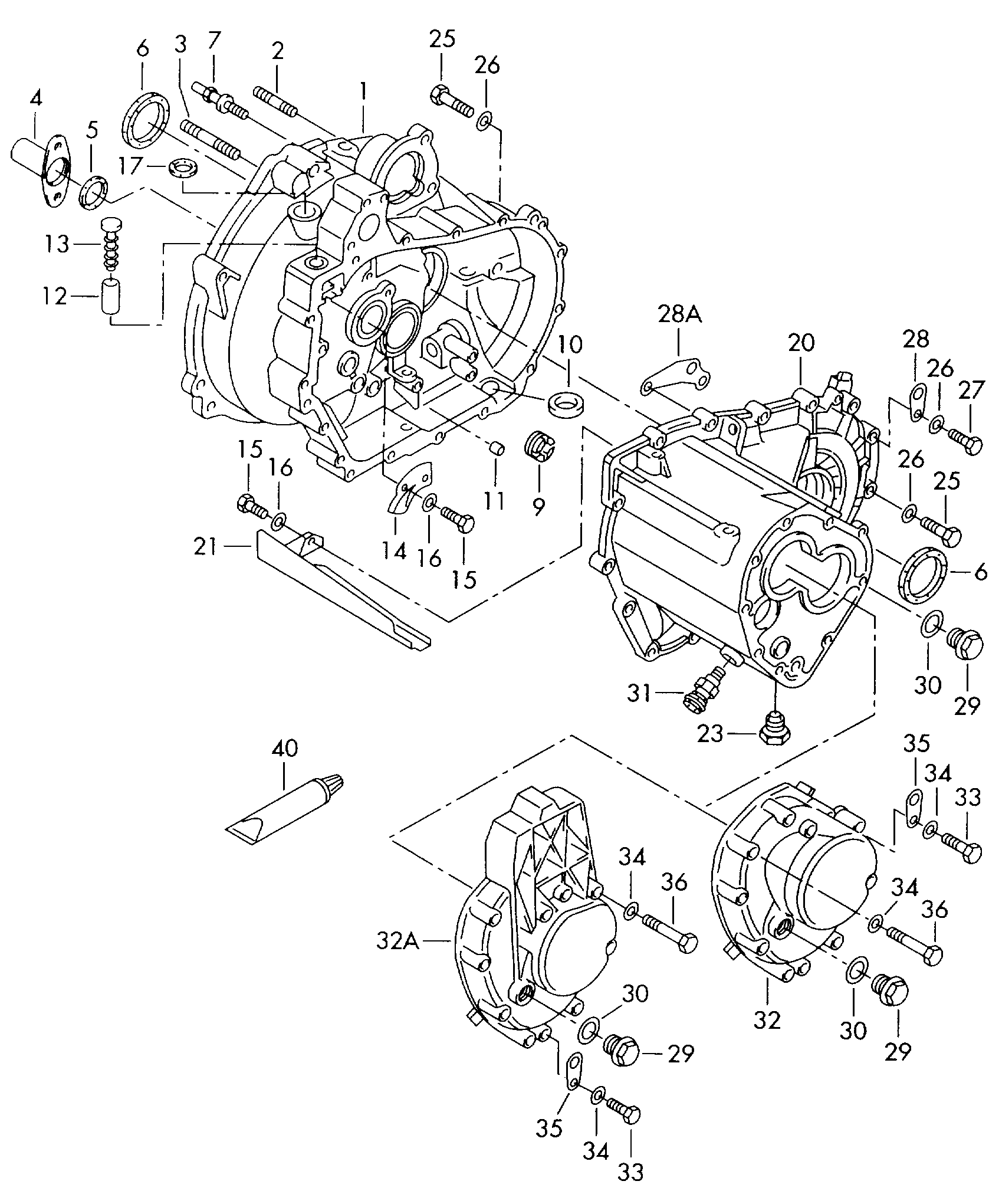 VAG 002 301 227 A - Уплотняющее кольцо, ступенчатая коробка передач parts5.com