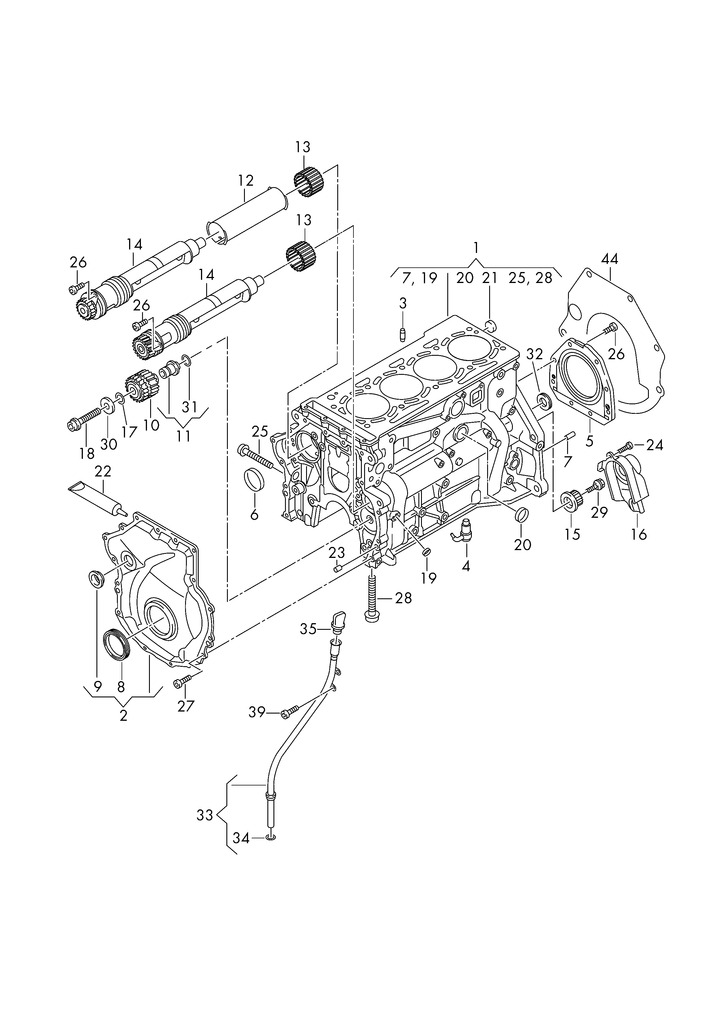 Seat 06K103319A - Комплект цепи привода распредвала parts5.com