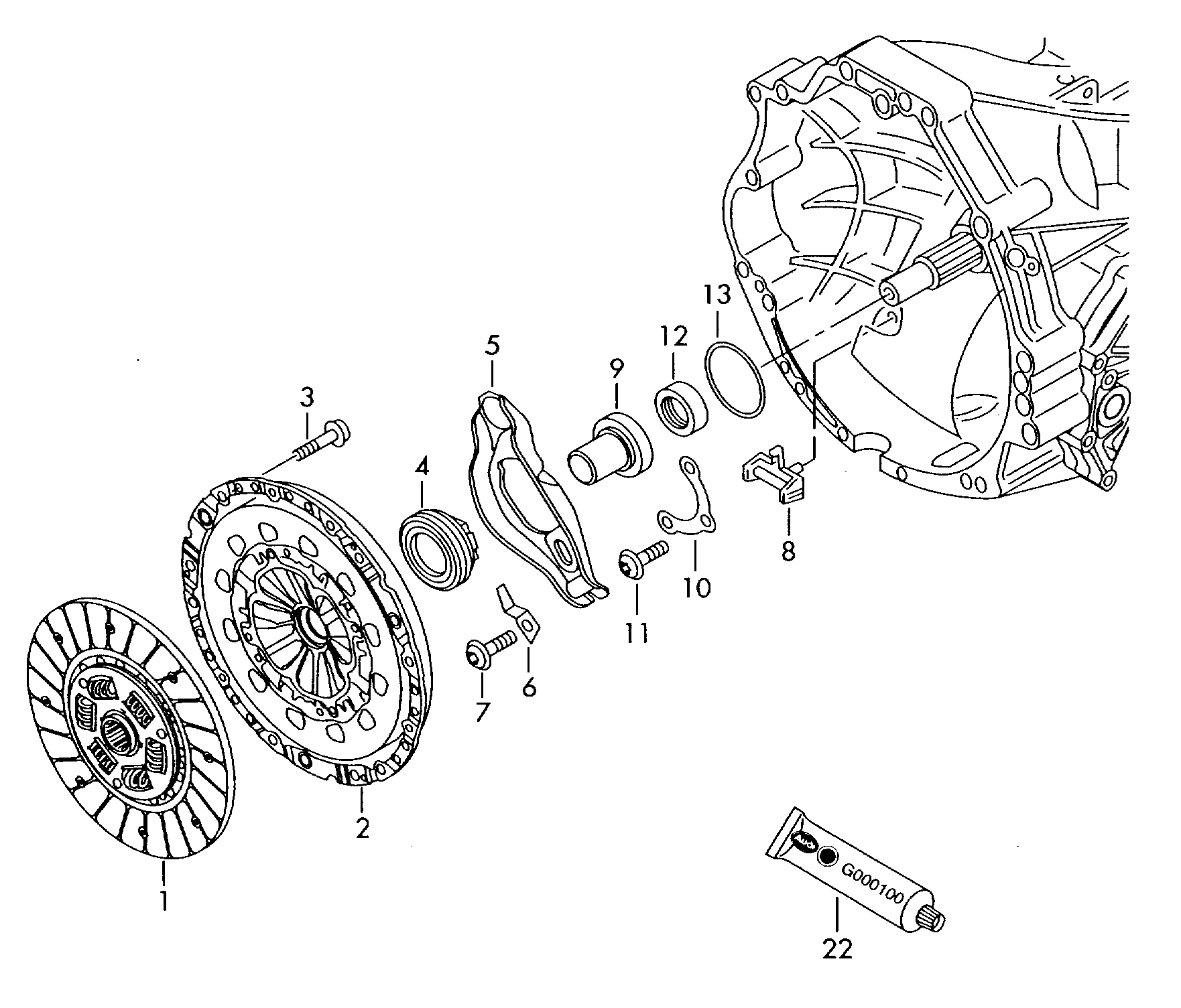 AUDI 01E 141 165 D - Комплект сцепления parts5.com