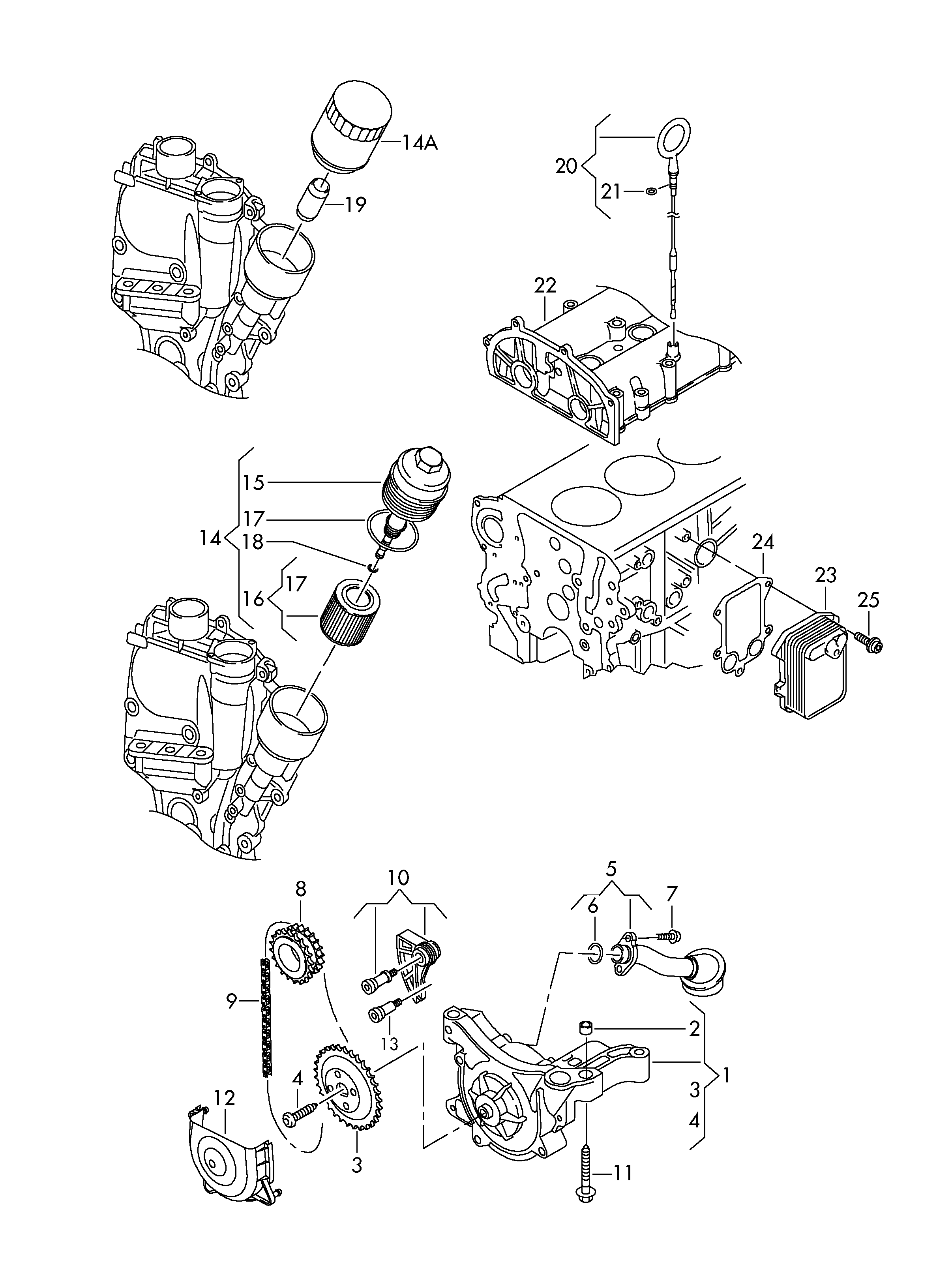 VW 03C 115 105 AG - Масляный насос parts5.com