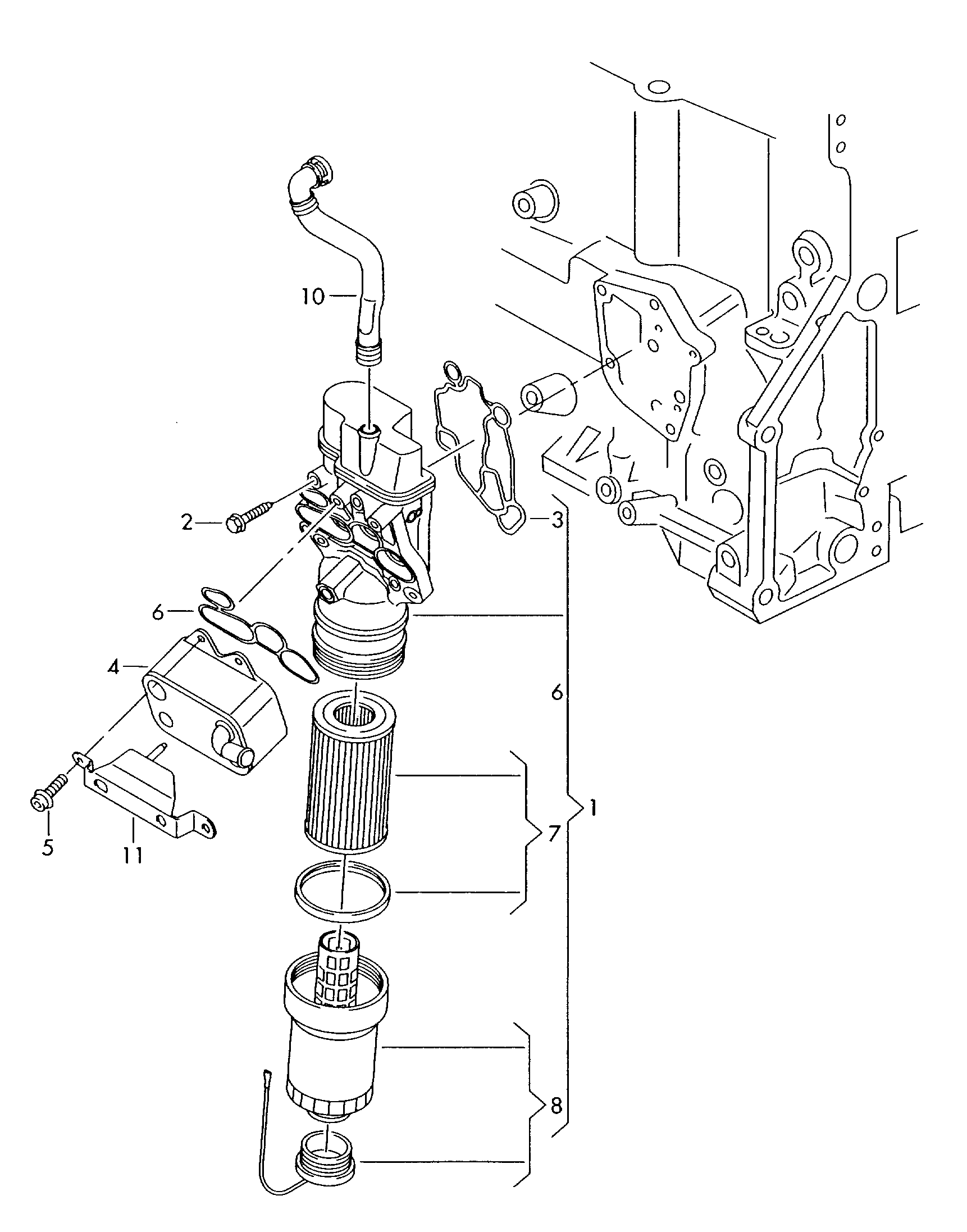 VAG 06F 115 441 - Прокладка, масляный радиатор parts5.com