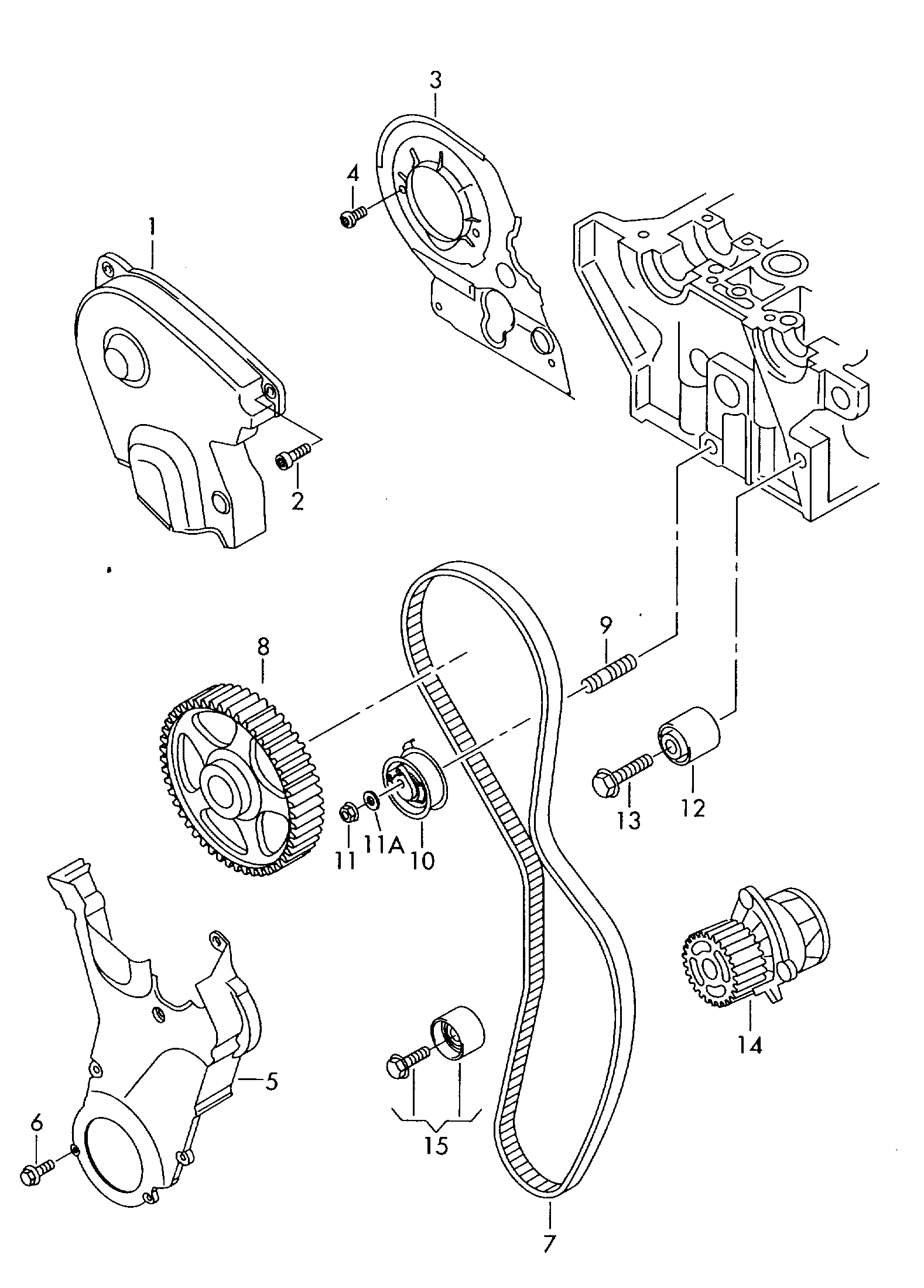 Seat 06F 198 119 A - Комплект ремня ГРМ parts5.com