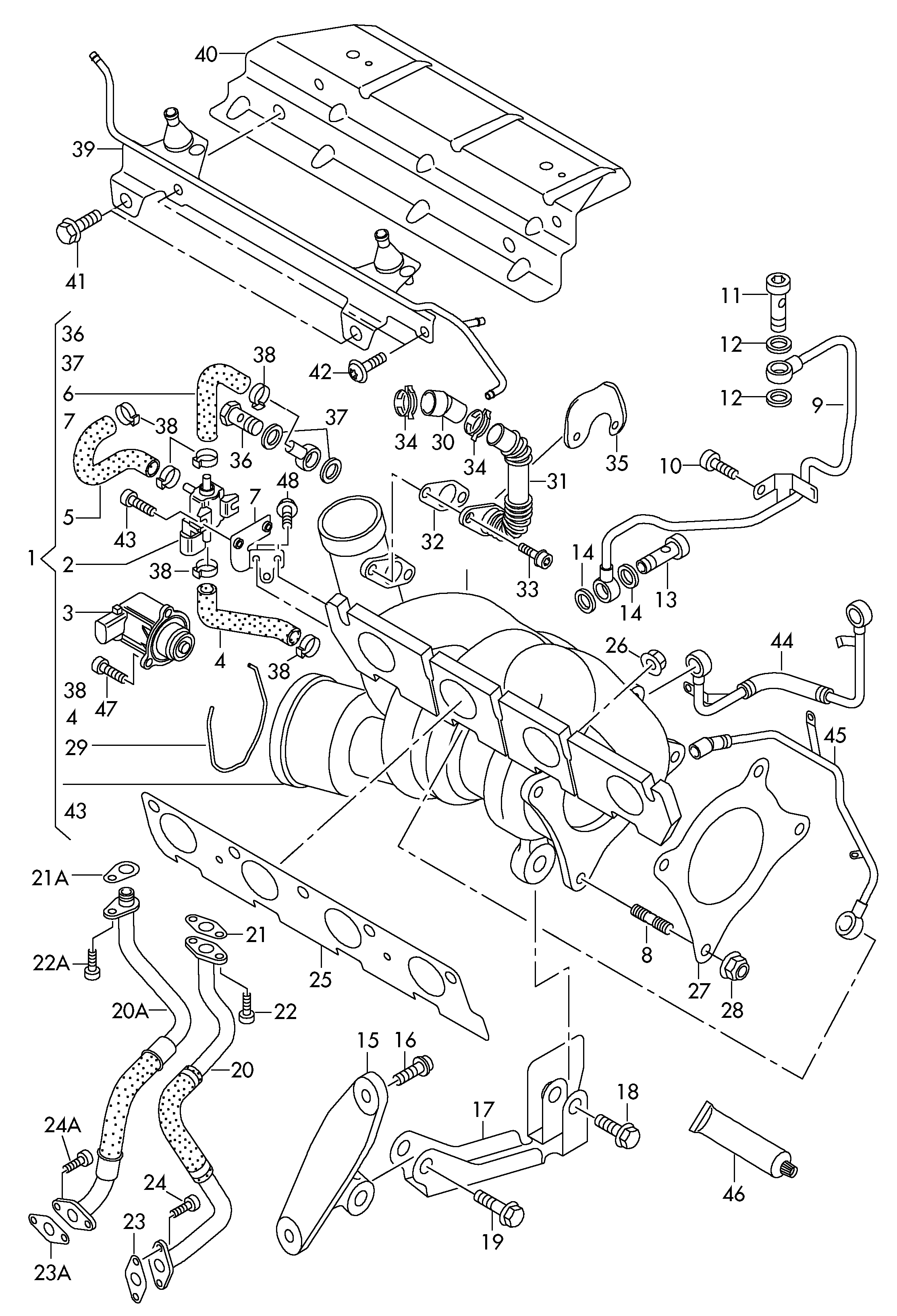 VW 06F145701G - Картридж, группа корпуса компрессора parts5.com