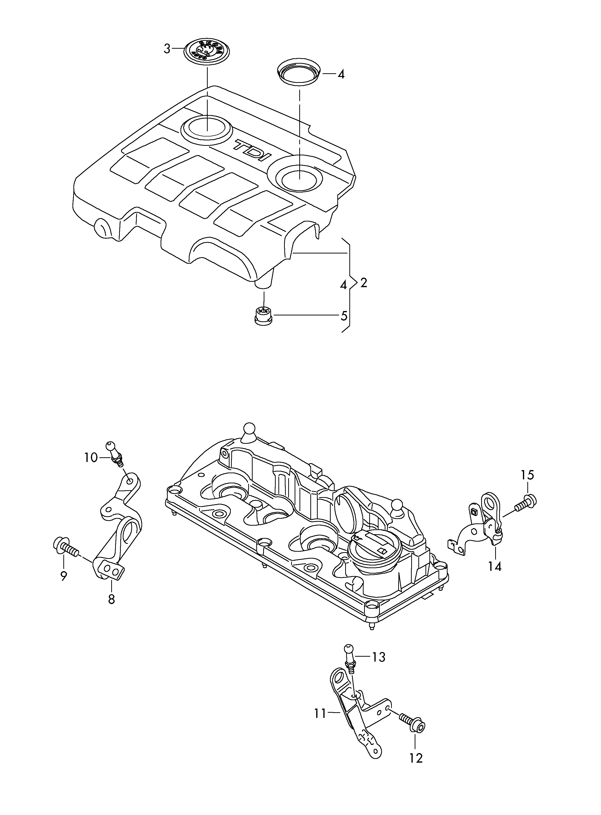 Skoda 03L 103 469 R - Крышка головки цилиндра parts5.com