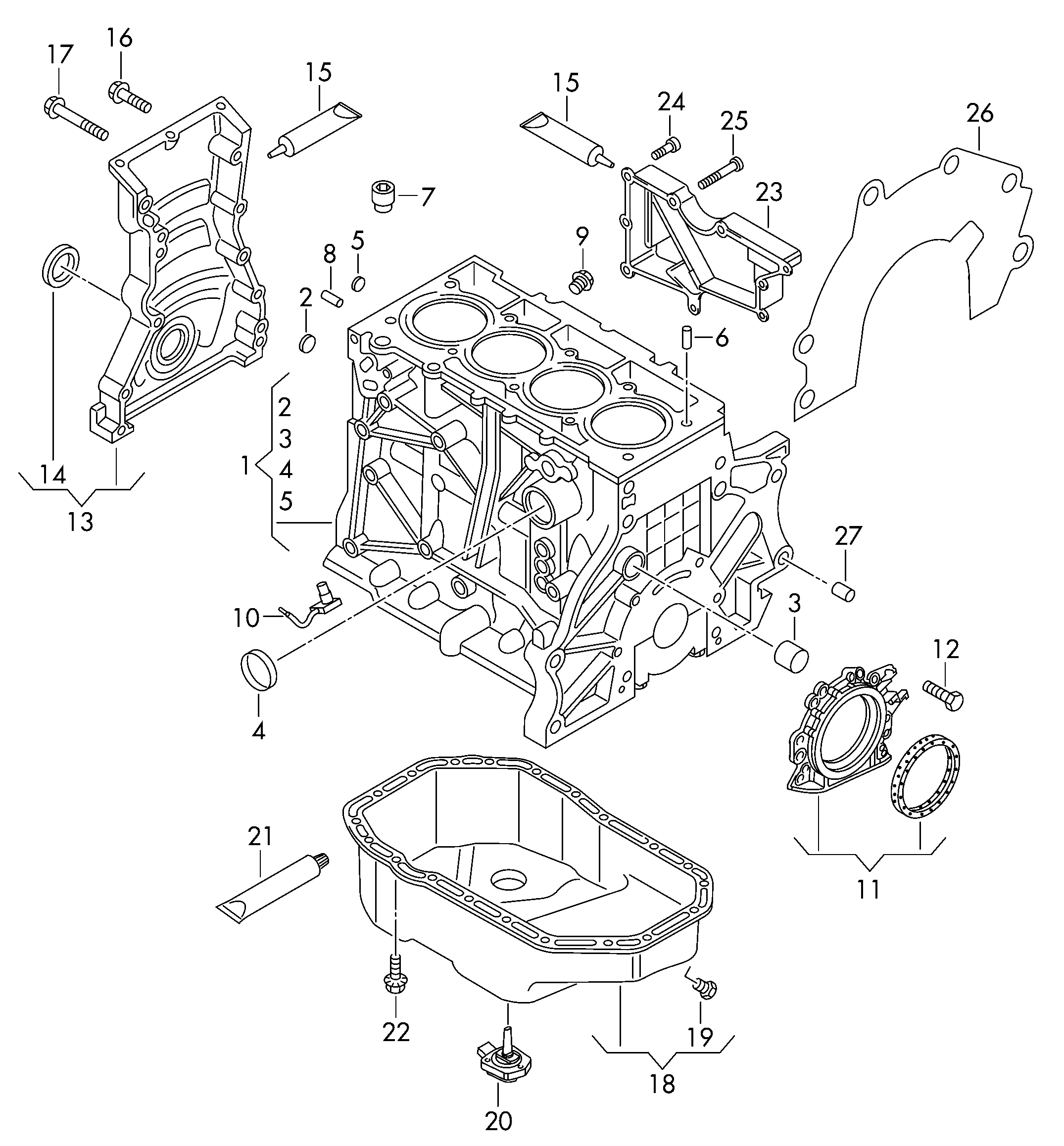 Seat 03C 103 113 - Пробка антифриза parts5.com