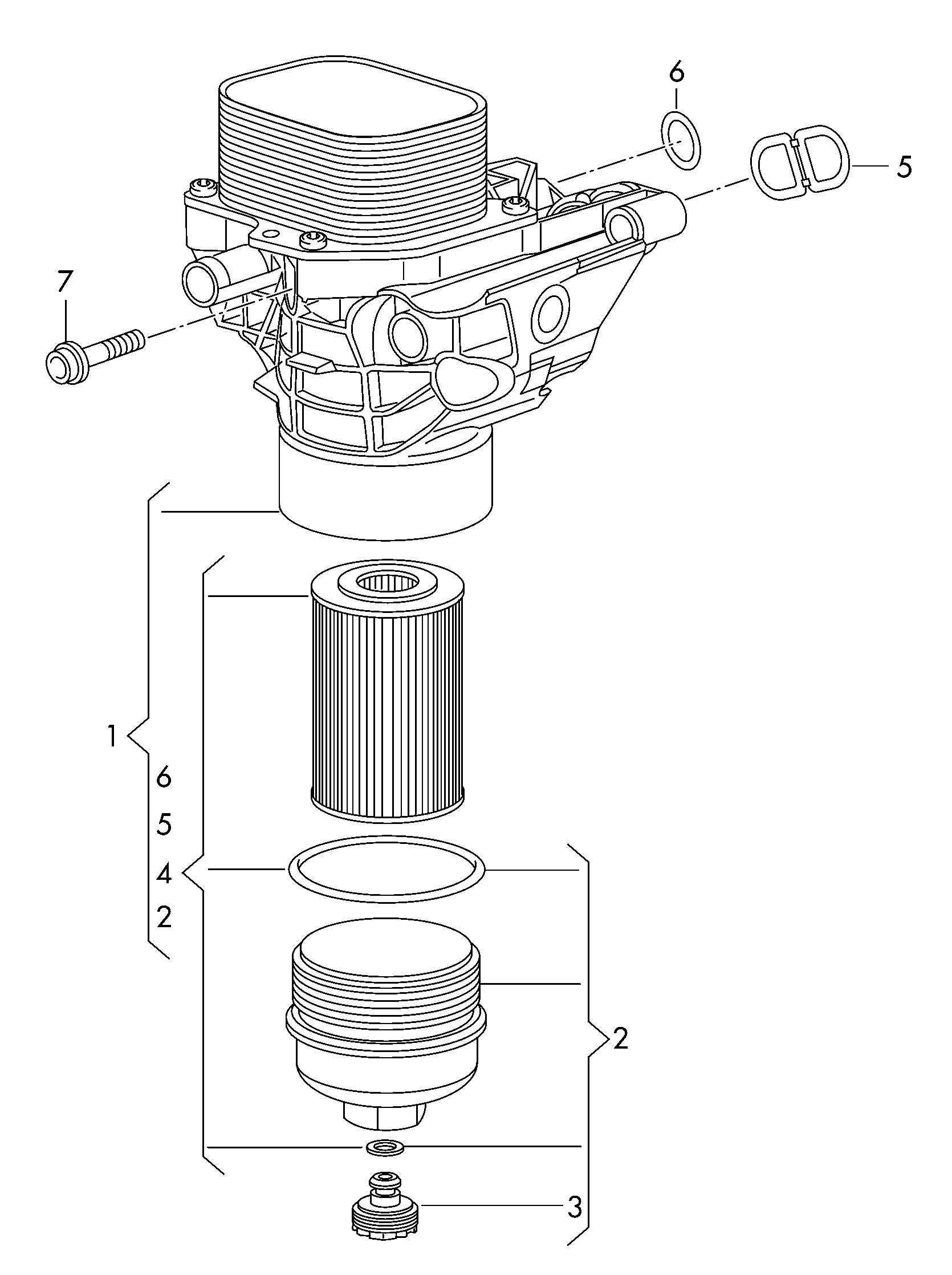 VW 03N 115 389 A - Масляный радиатор, двигательное масло parts5.com