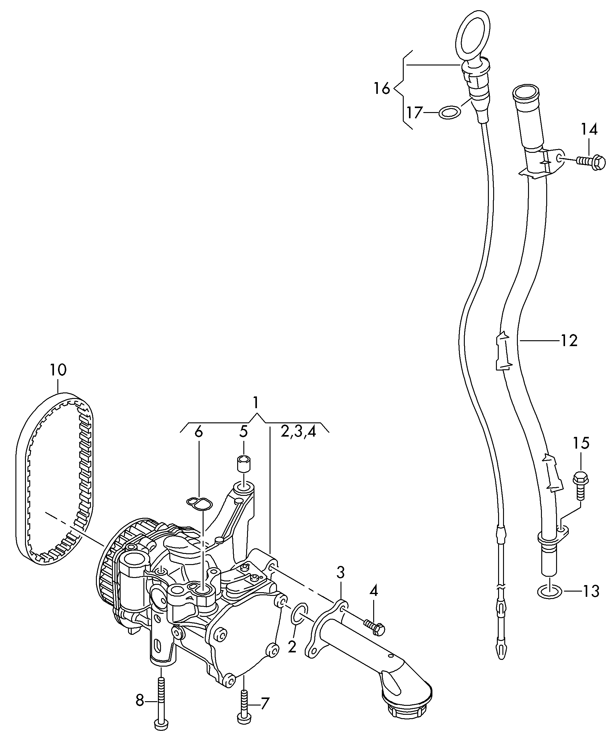 Seat 04L 145 625 - Прокладка, масляный насос parts5.com