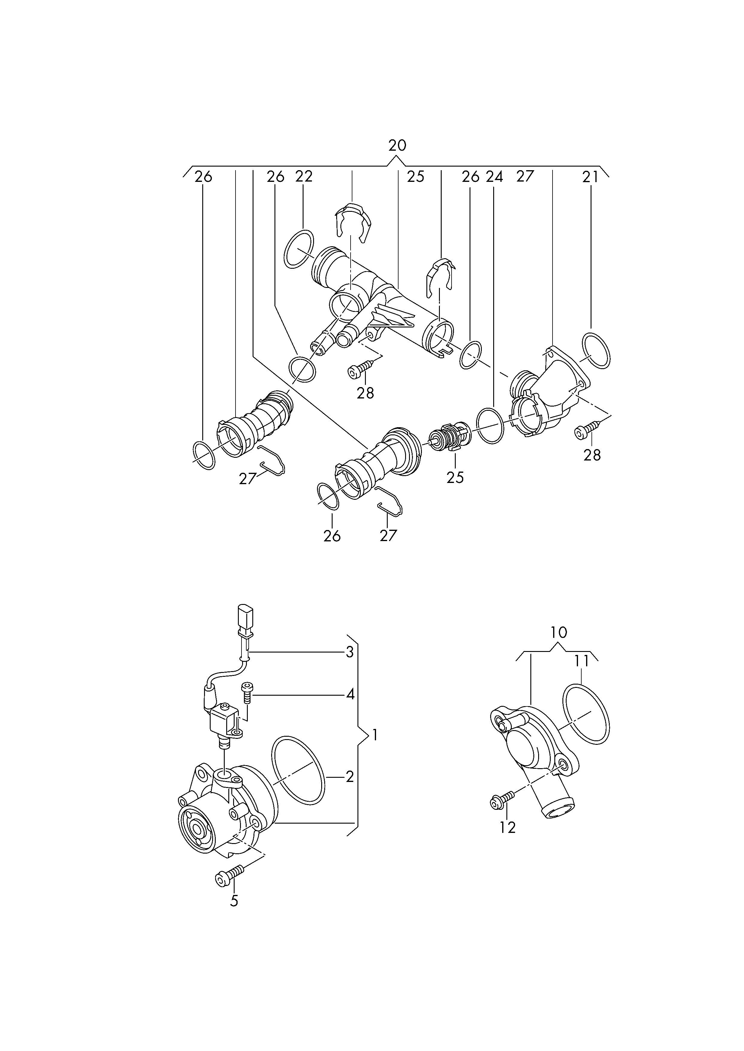 Seat 04L 121 011 E - Водяной насос parts5.com