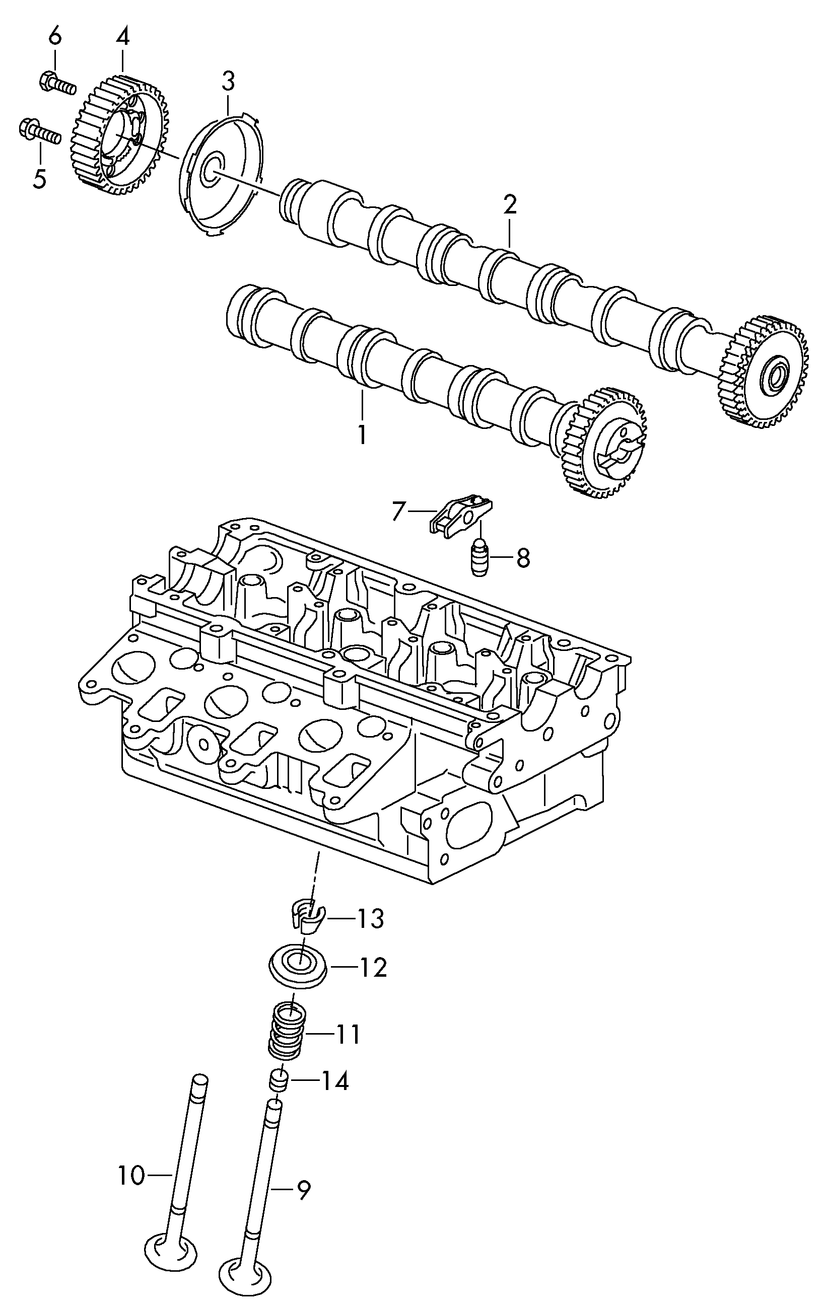 VAG 03L 109 611A - Выпускной клапан parts5.com