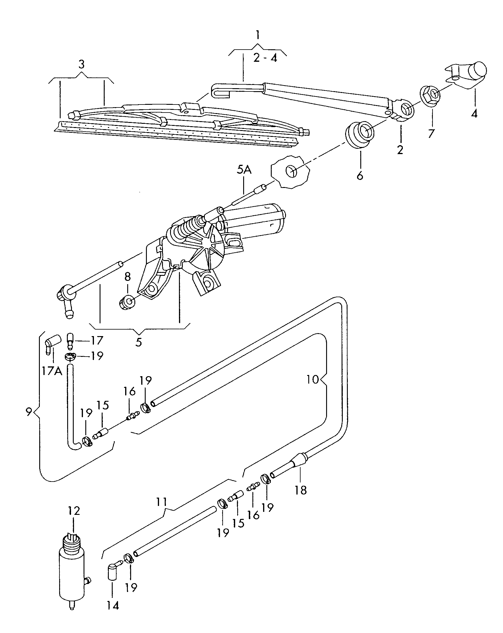 Skoda 6Y6955435 - Рычаг стеклоочистителя, система очистки окон parts5.com