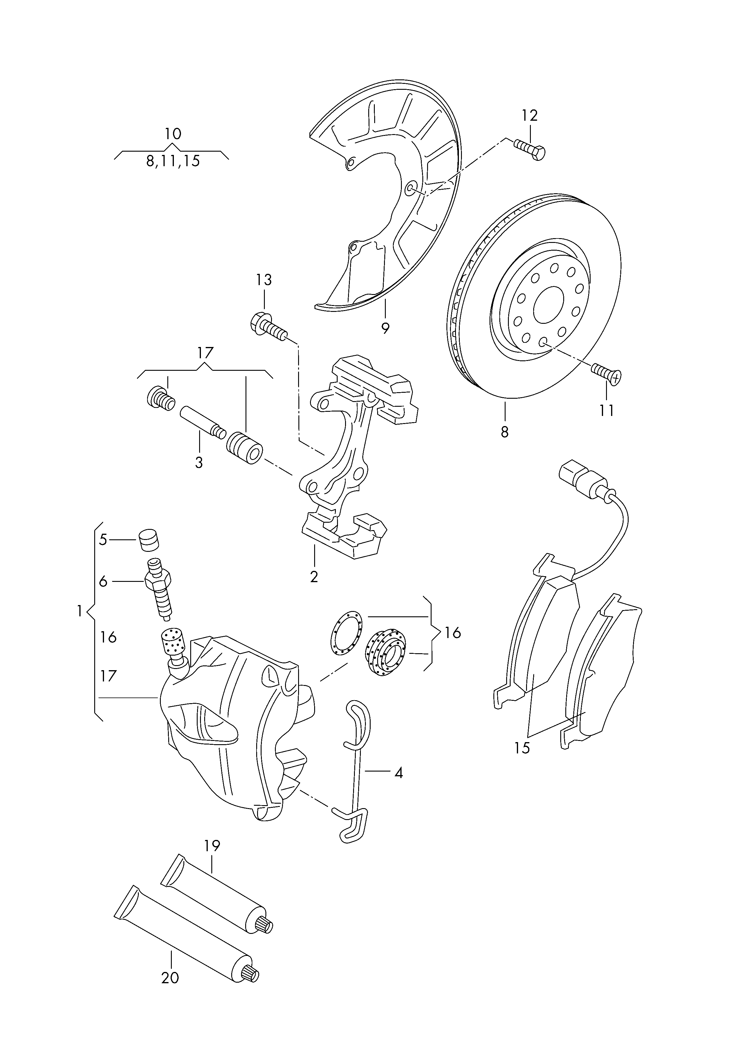 Seat 6R0 615 301 A - Тормозной диск parts5.com