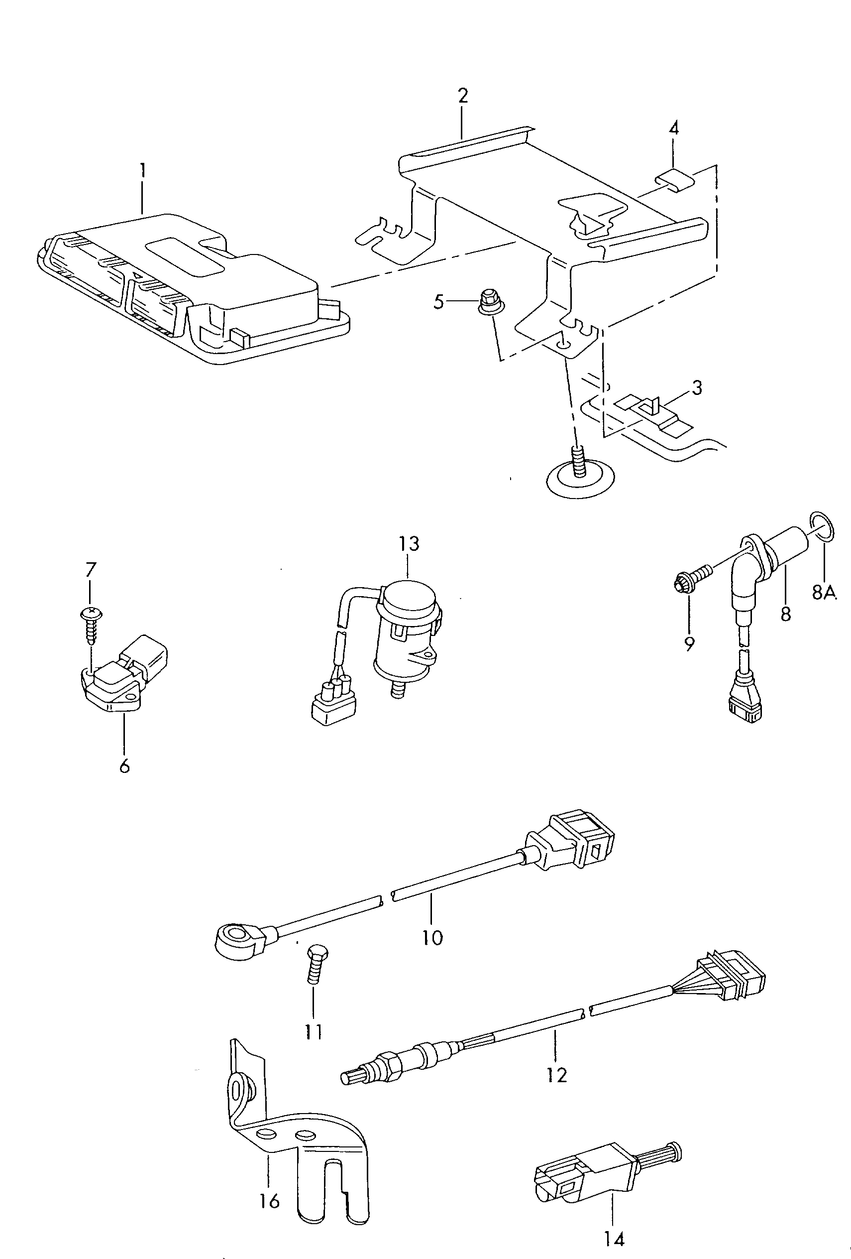 VW 06A 906 265 F - Lambda Sensor parts5.com